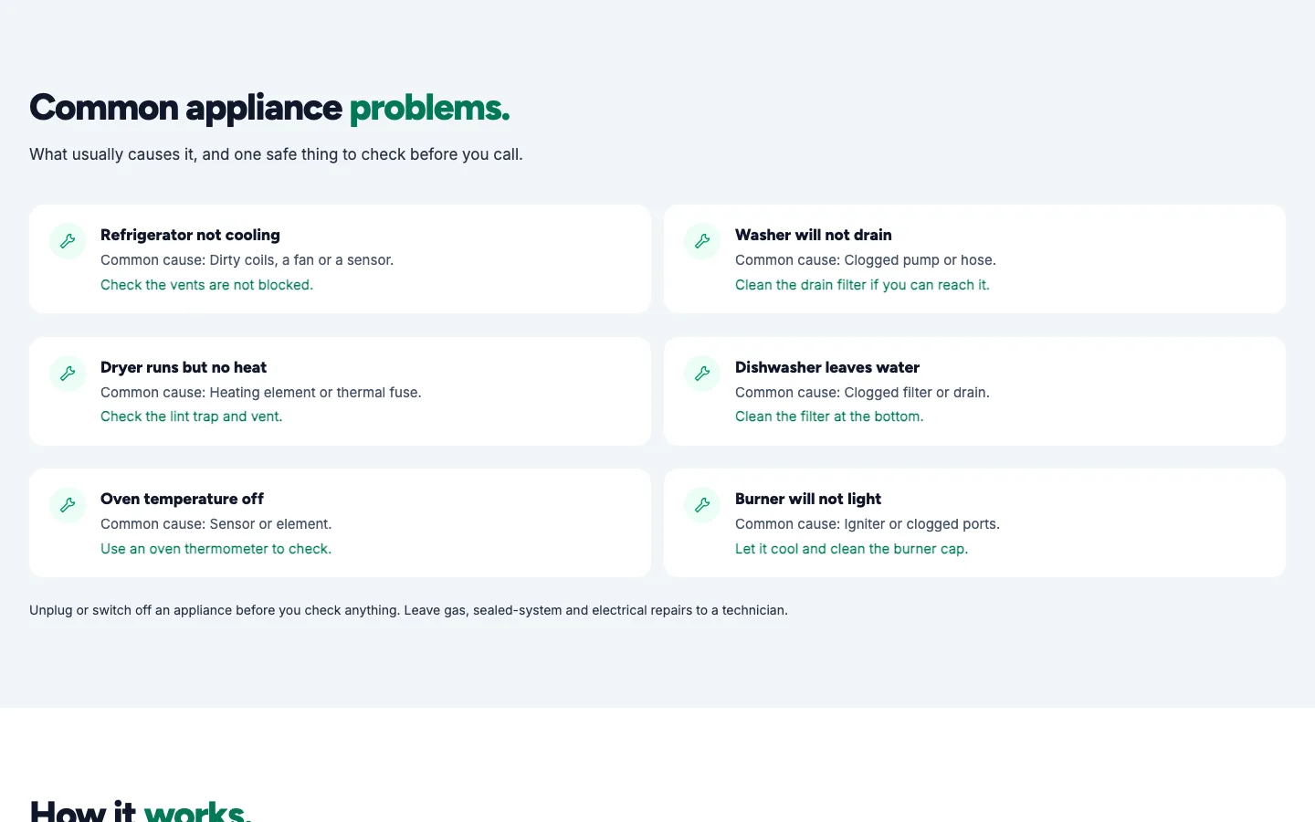 Applied: Common problems