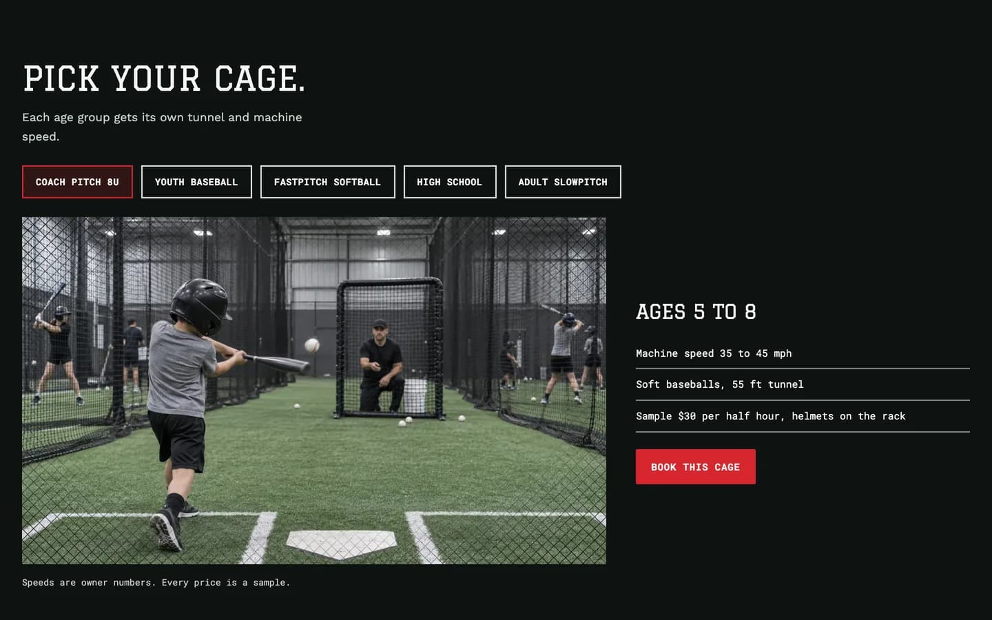 Backstop: Pick your cage