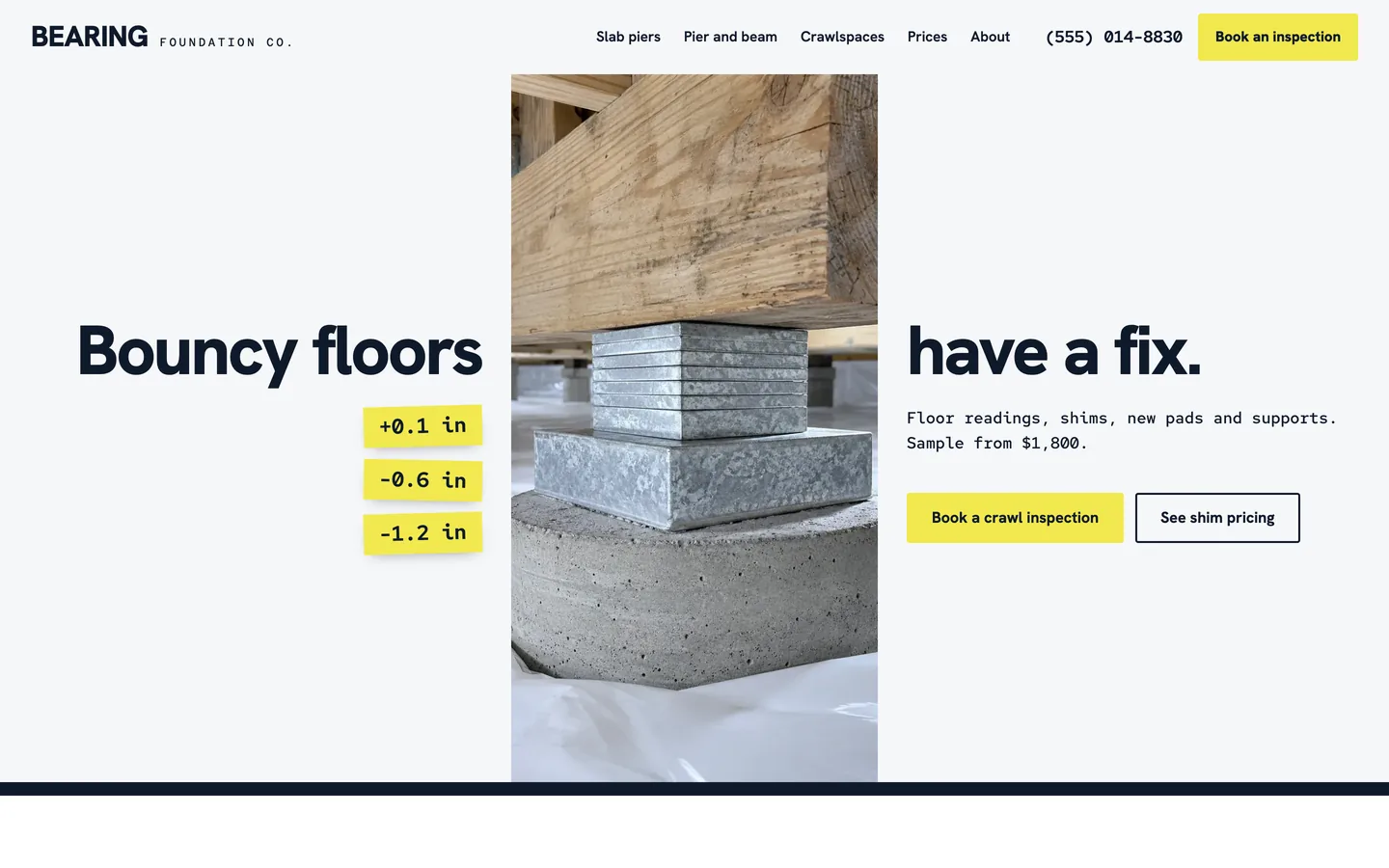 Bearing: Home / bouncy floors have a fix