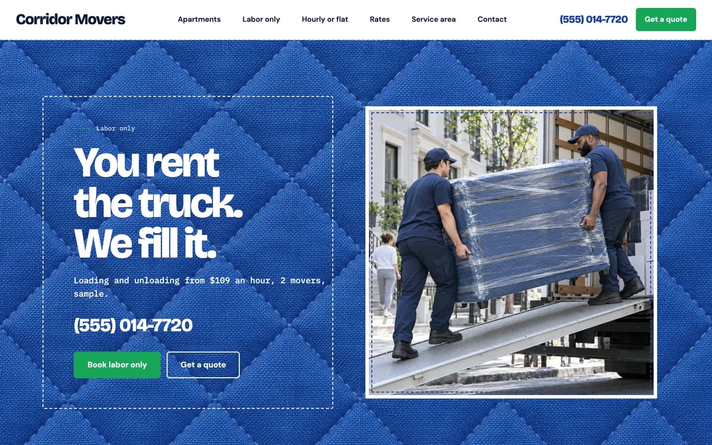 Bluepad: Home / labor only