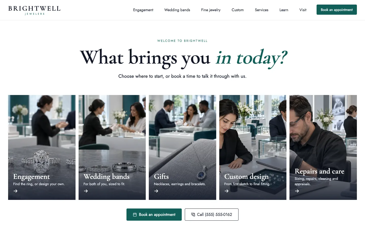 Brightwell: Home / what brings you in