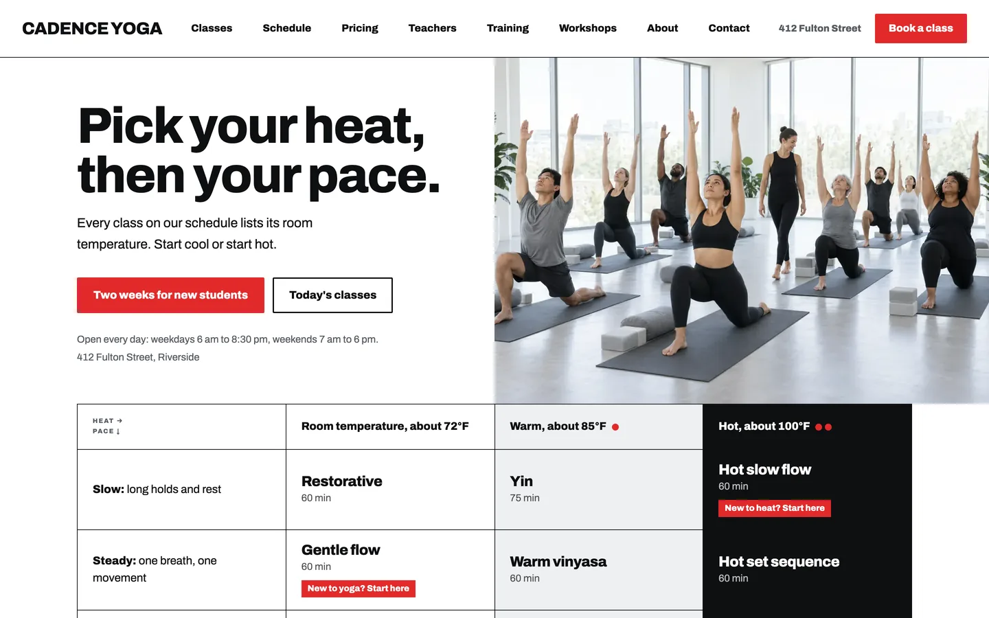 Cadence: Homepage