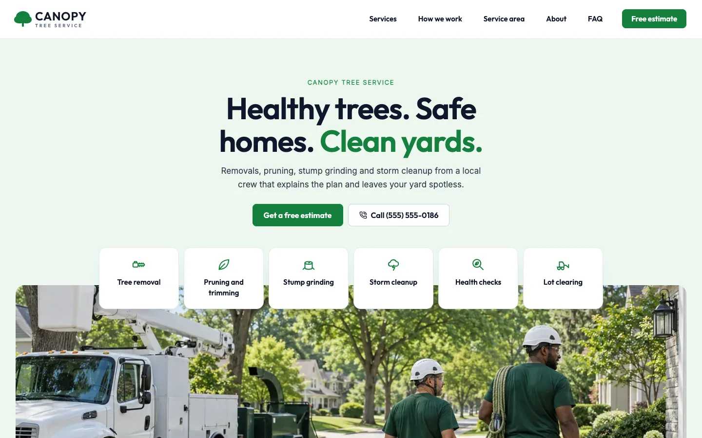 Canopy: Home / services first