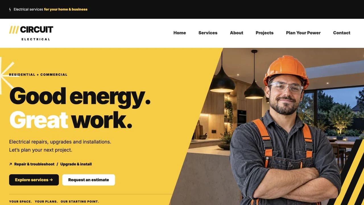 Circuit homepage running in Seedly Sites