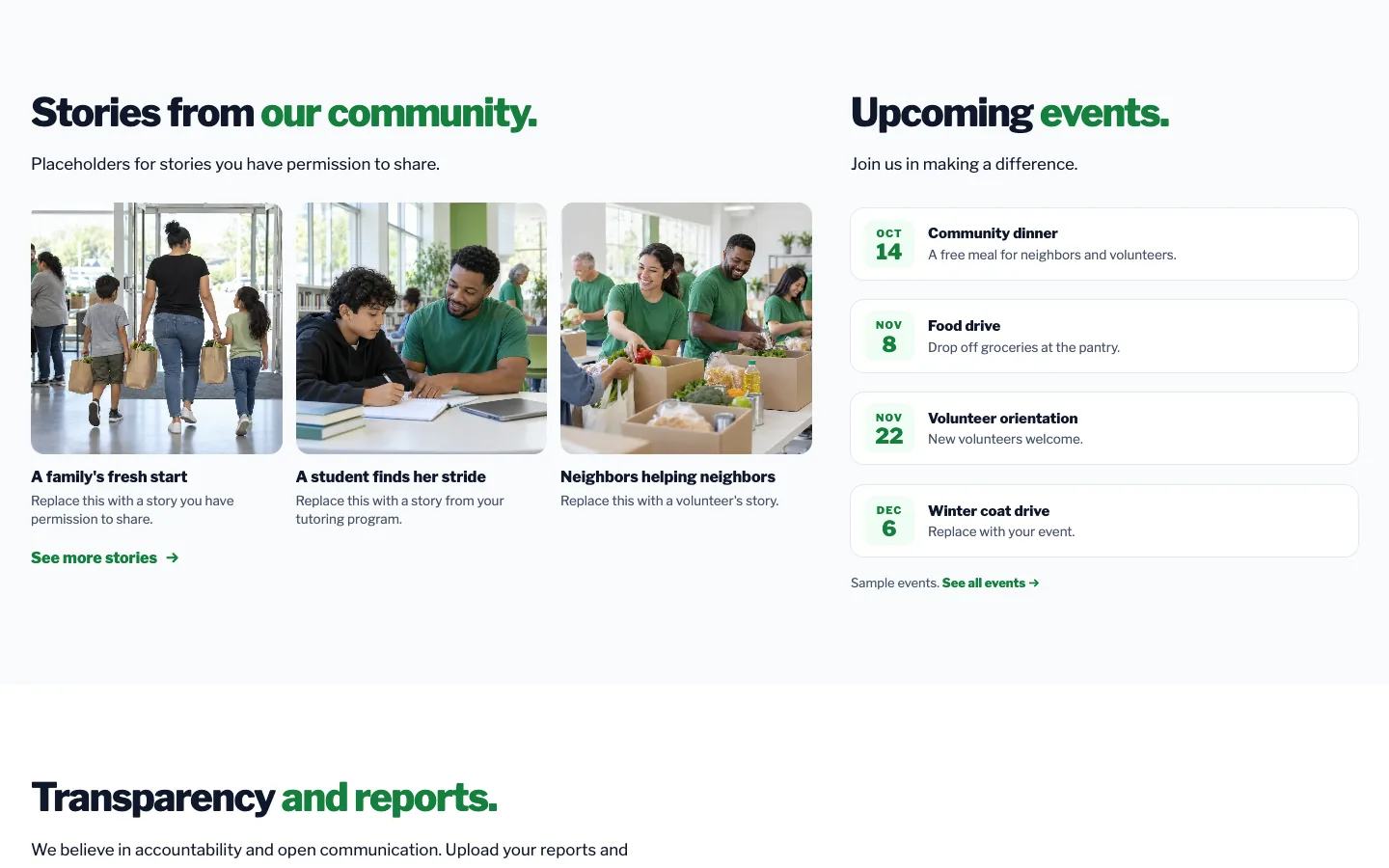 Commonwell: Stories and events