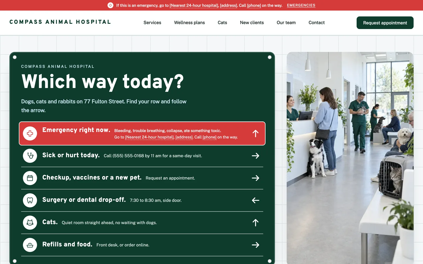 Compass: Homepage