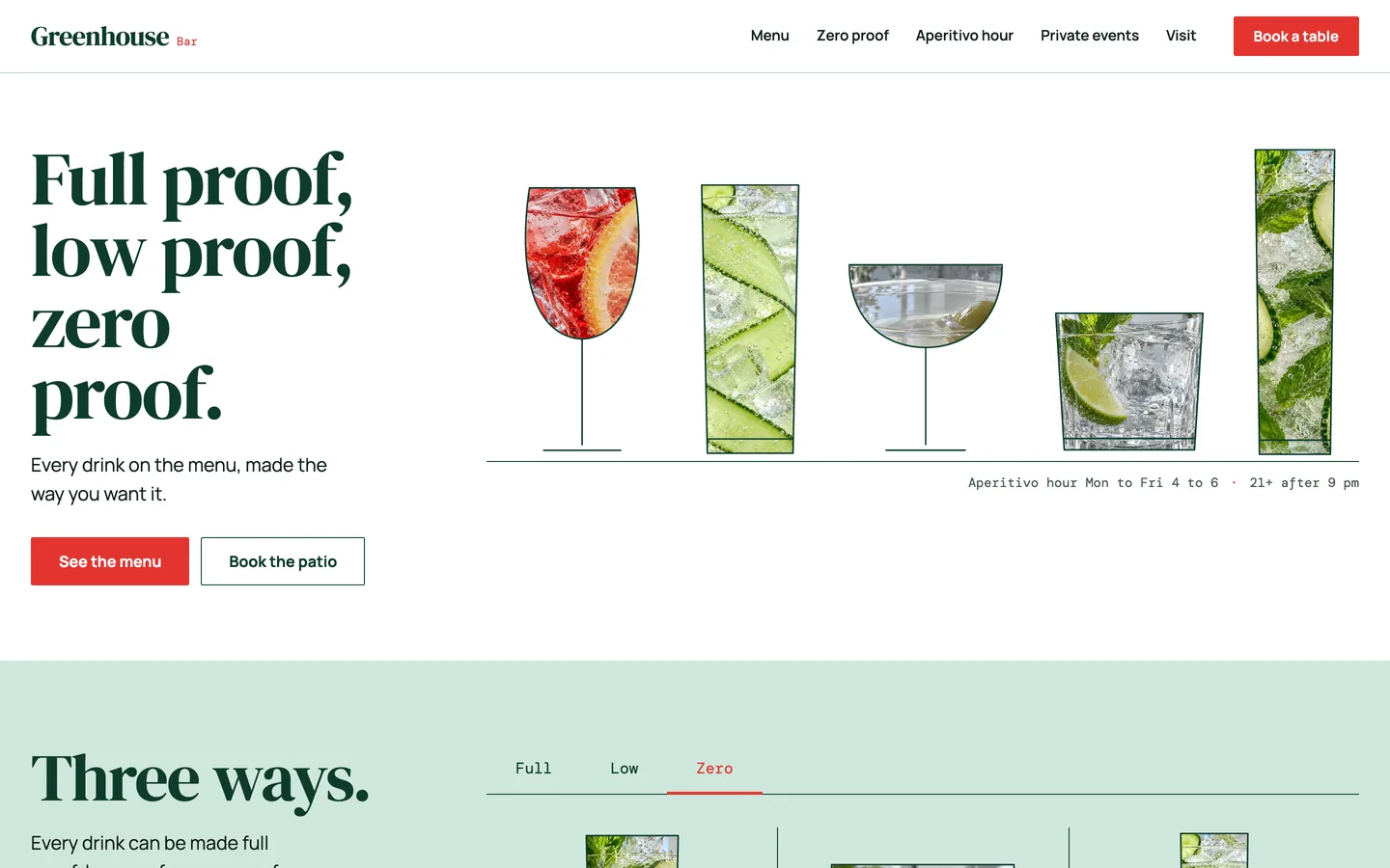Coupe website template homepage