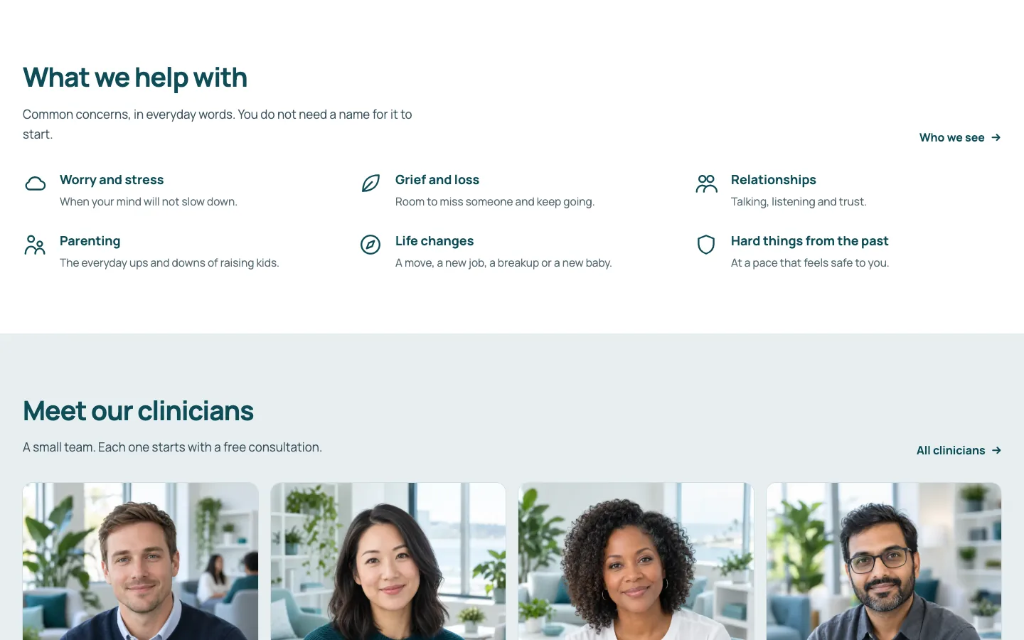 Cove: What we help with