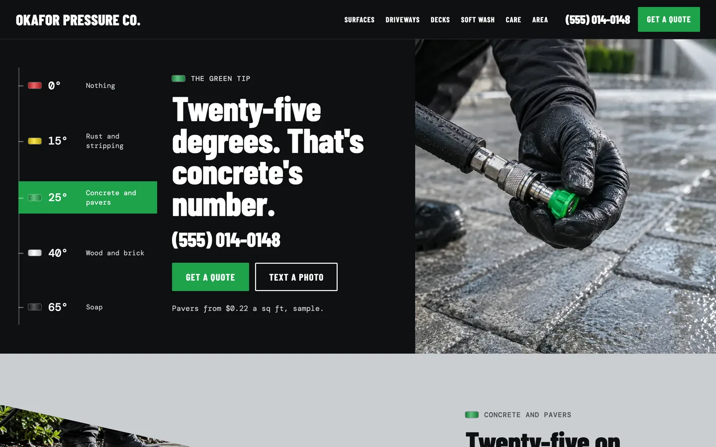 Degree: Home / pavers