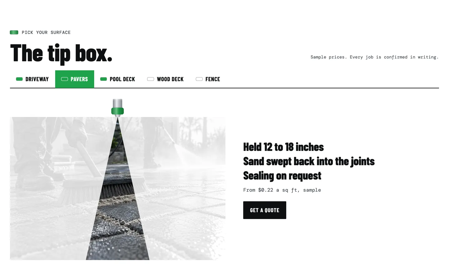 Degree: The tip box