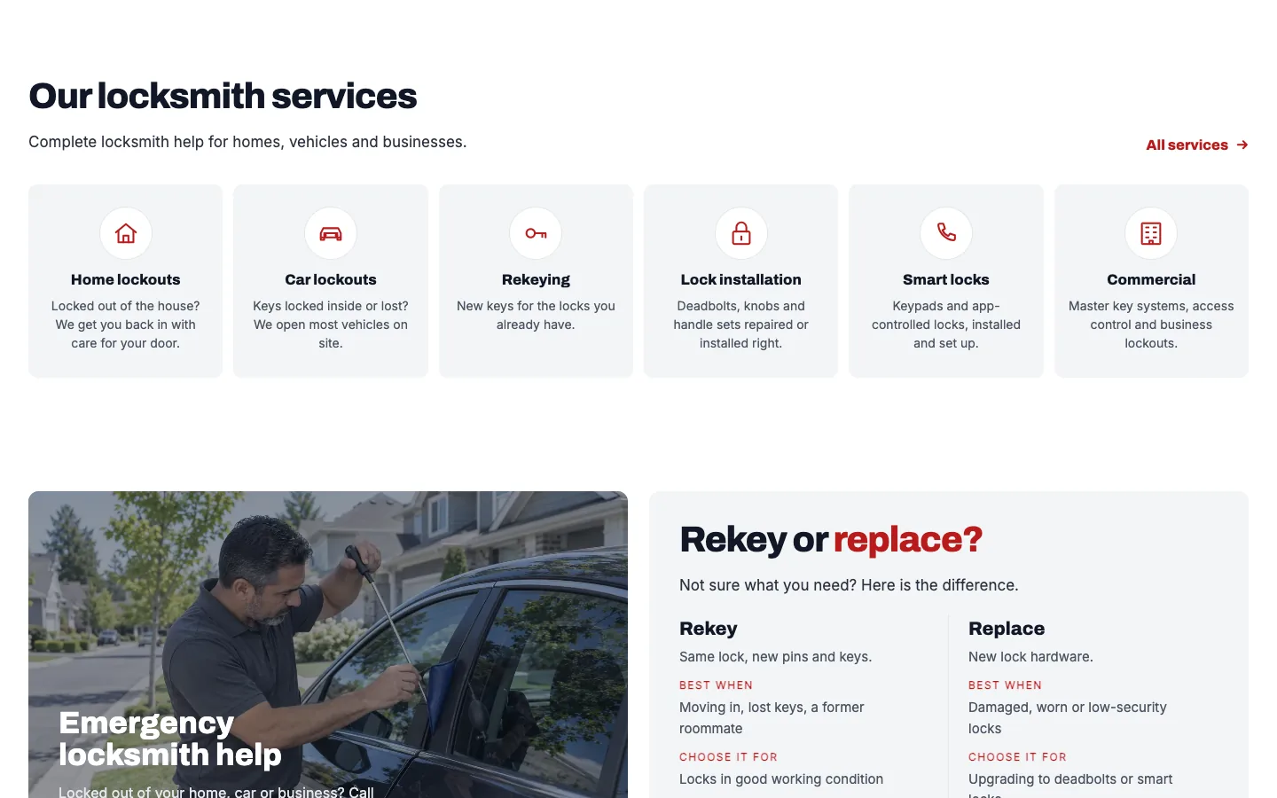 Doorside: Services