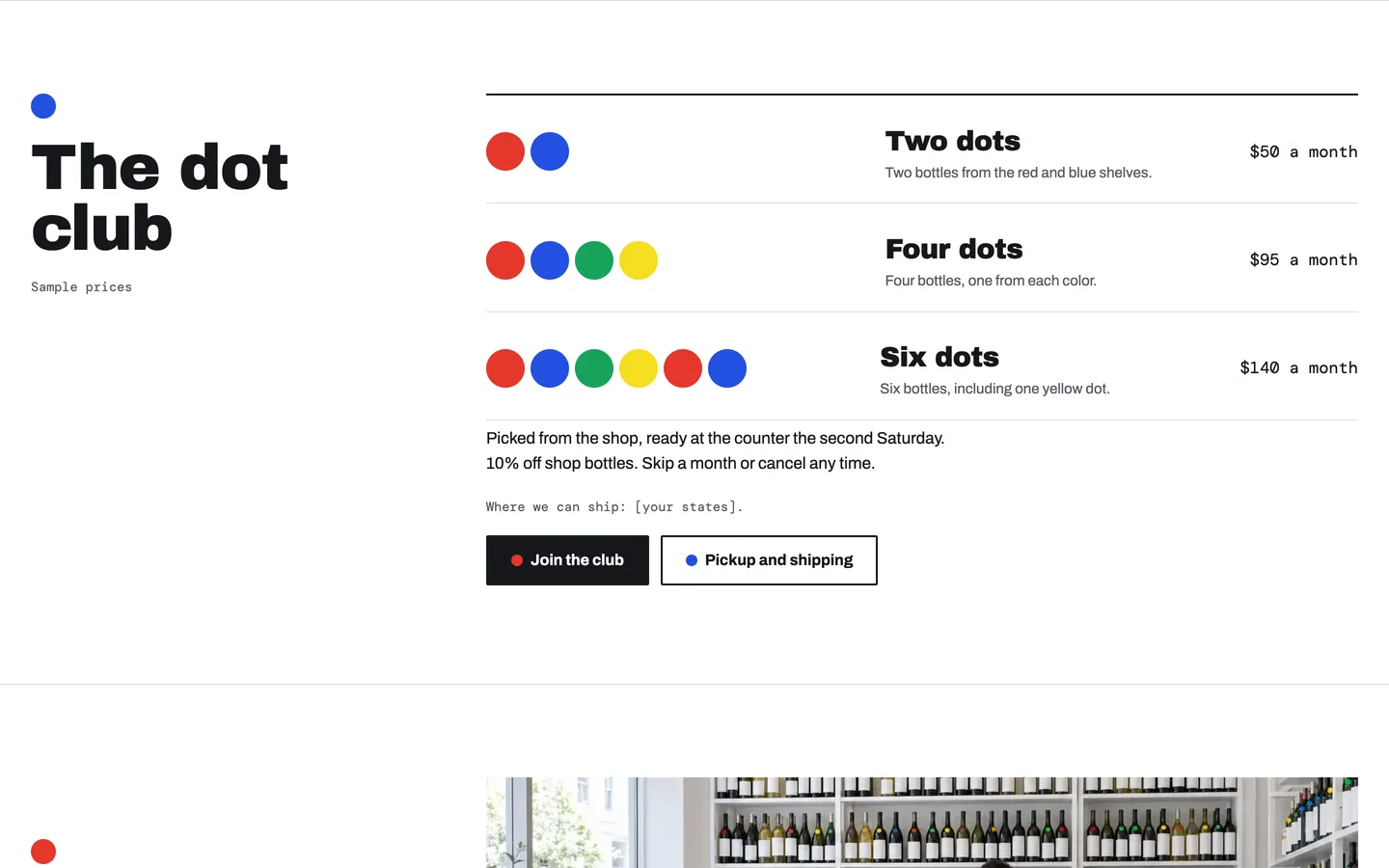 Dot: The dot club
