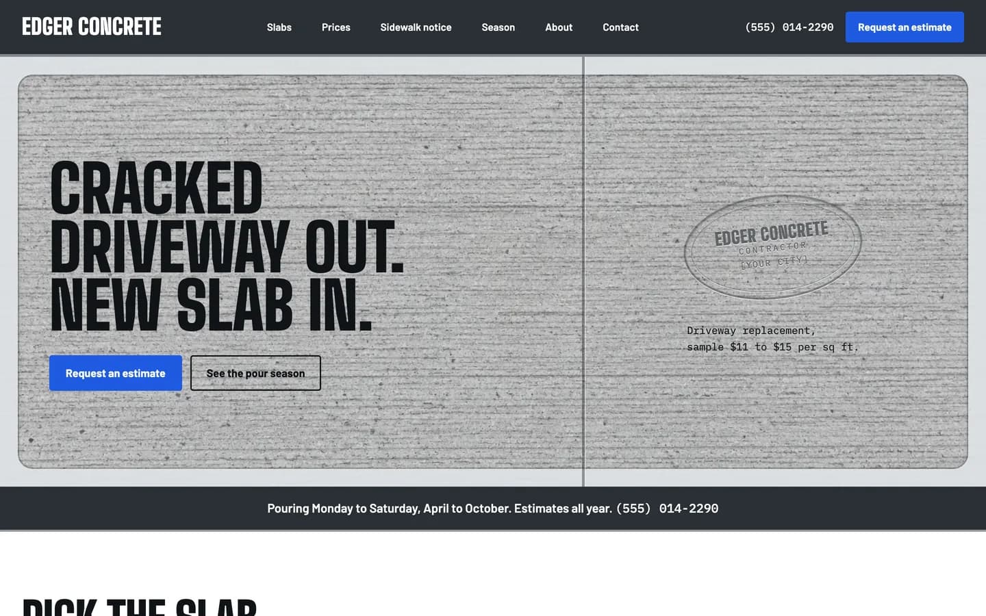 Edger: Homepage