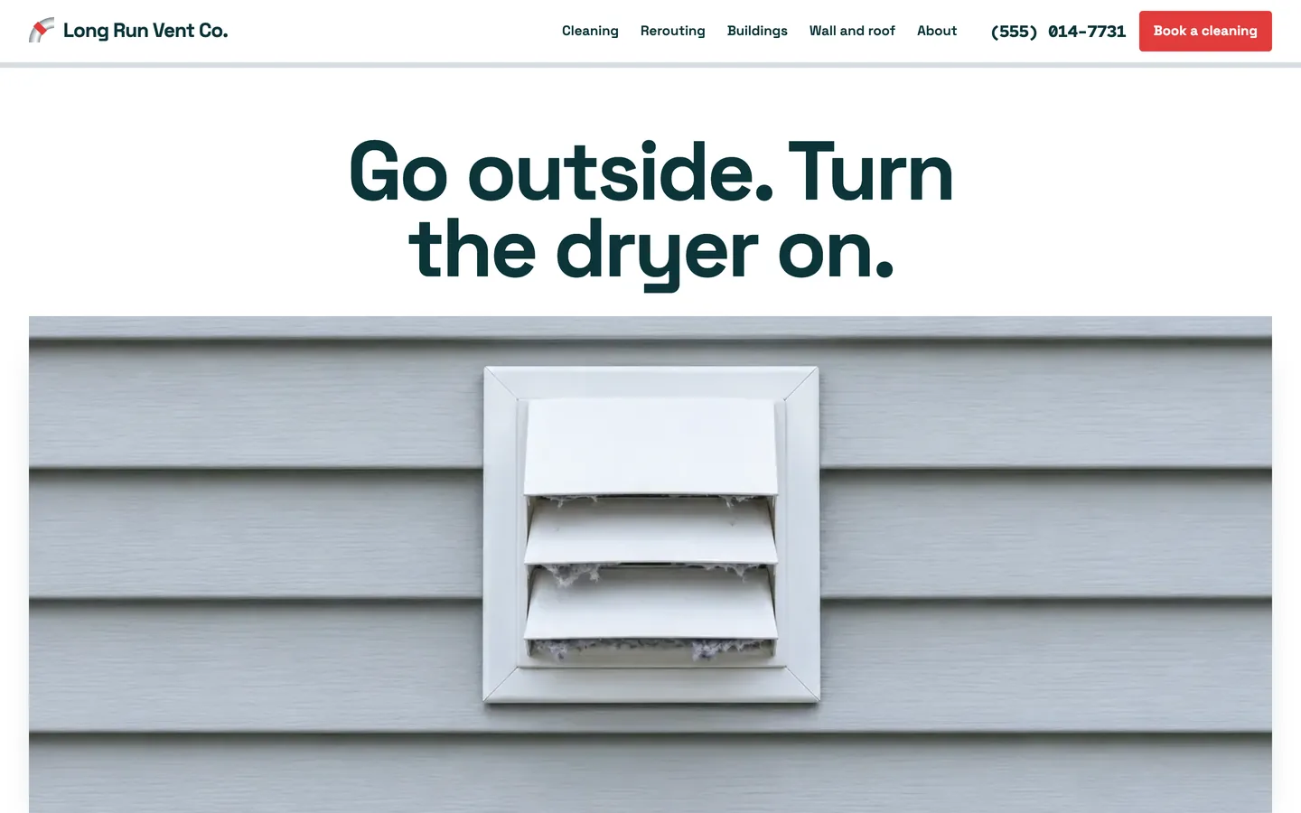 Elbow: Home / go outside, run the dryer