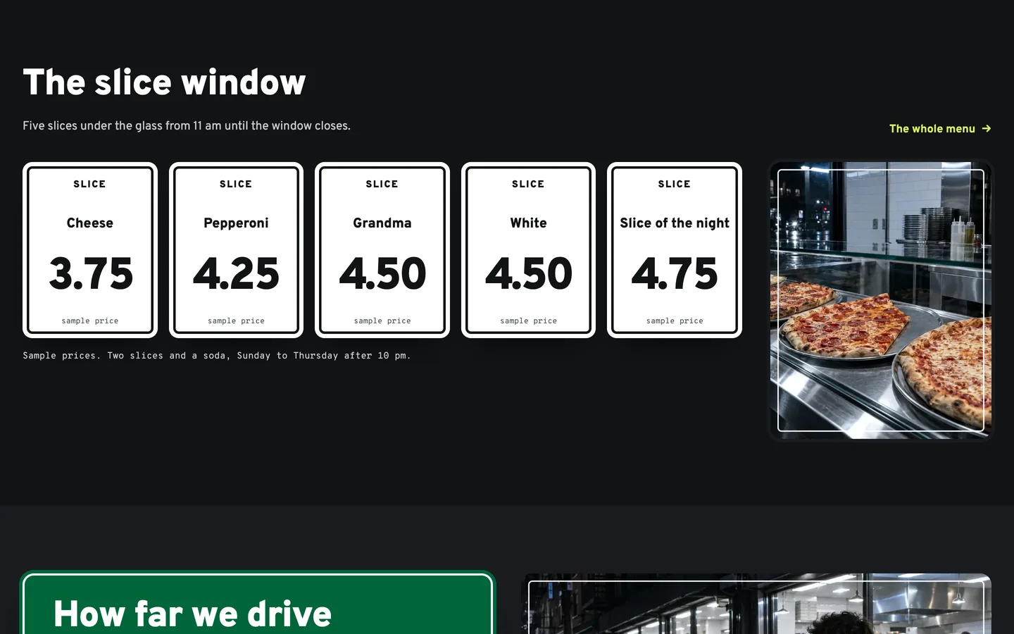 Exit: The slice window