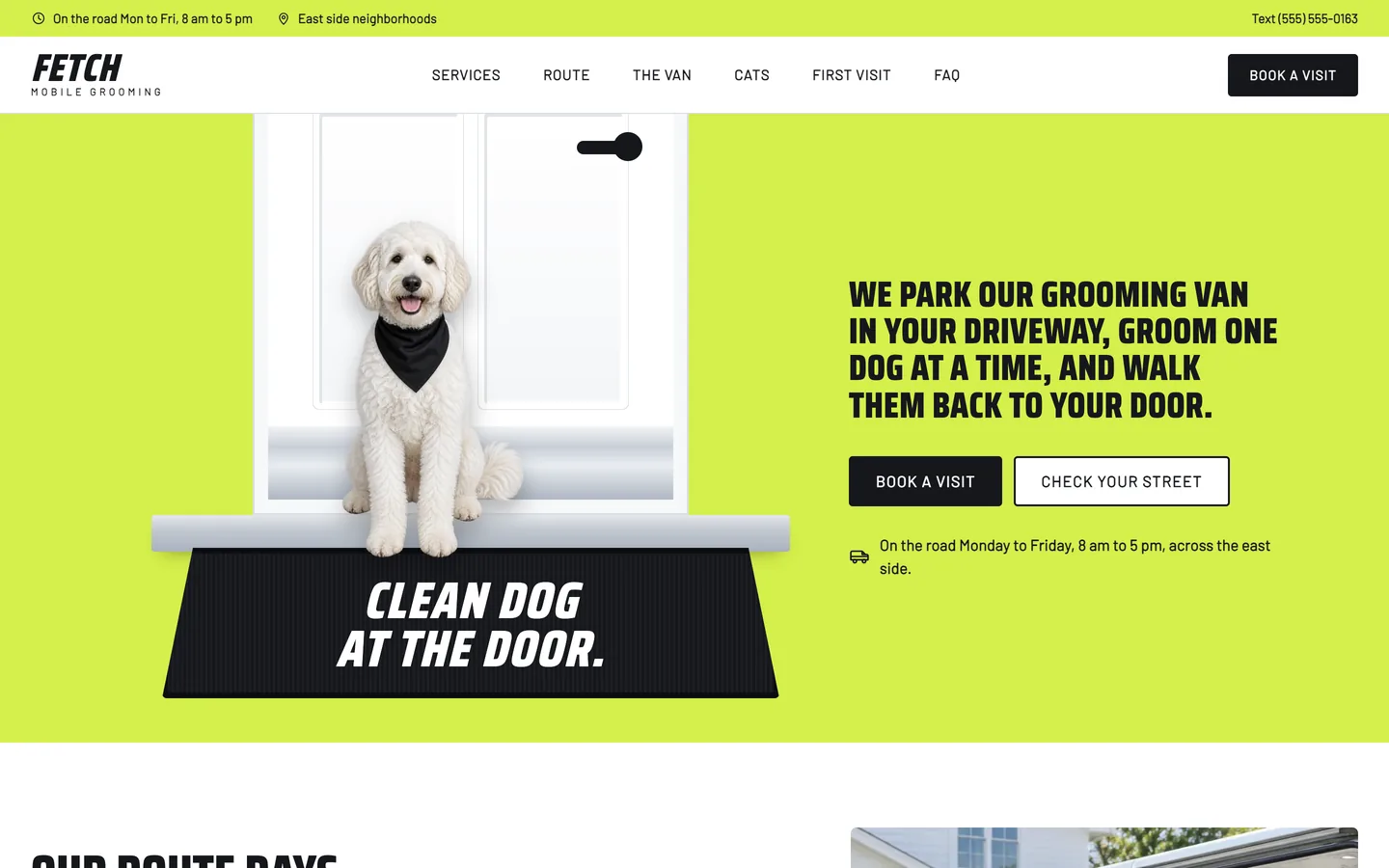 Fetch: Homepage