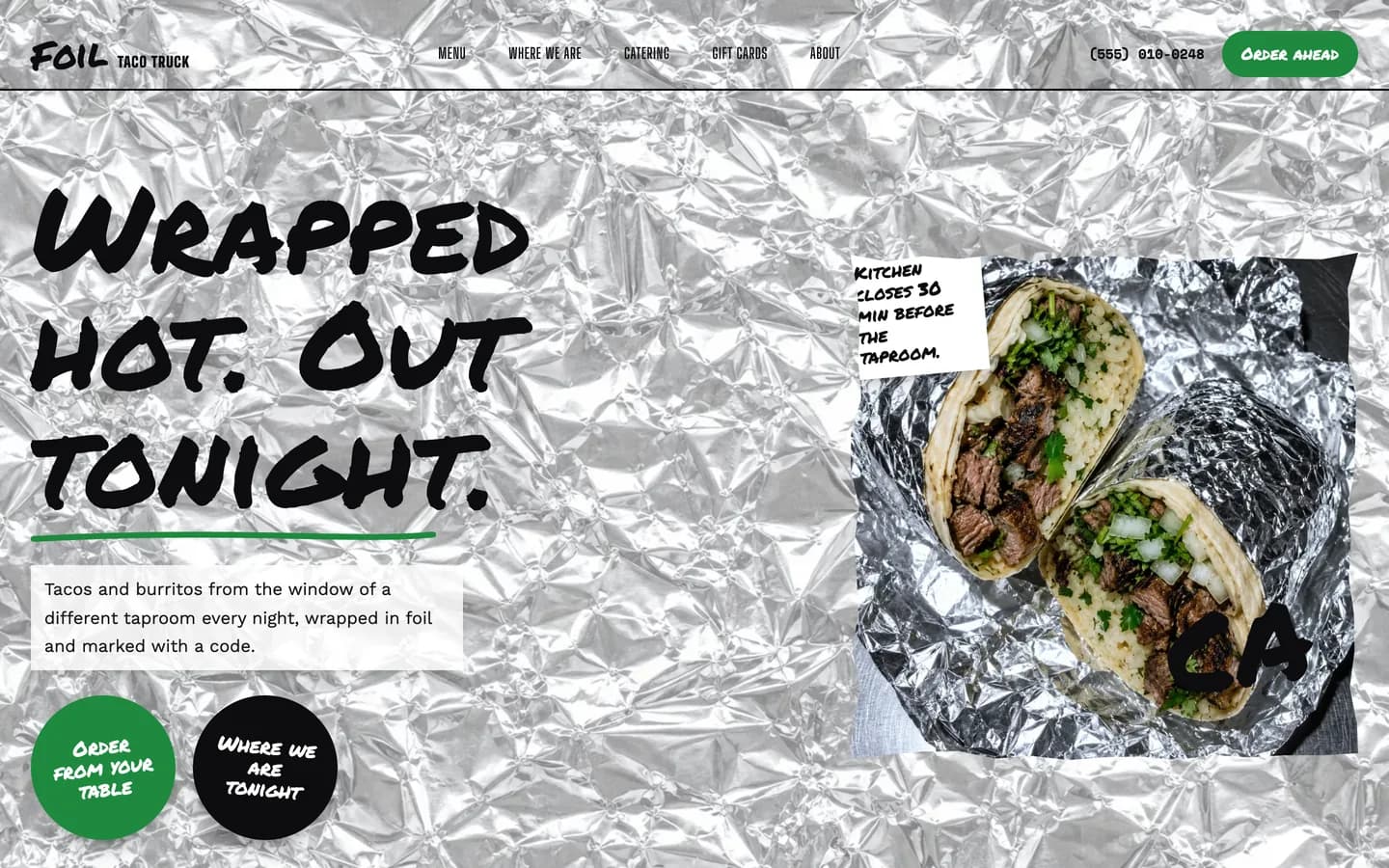 Foil: Homepage
