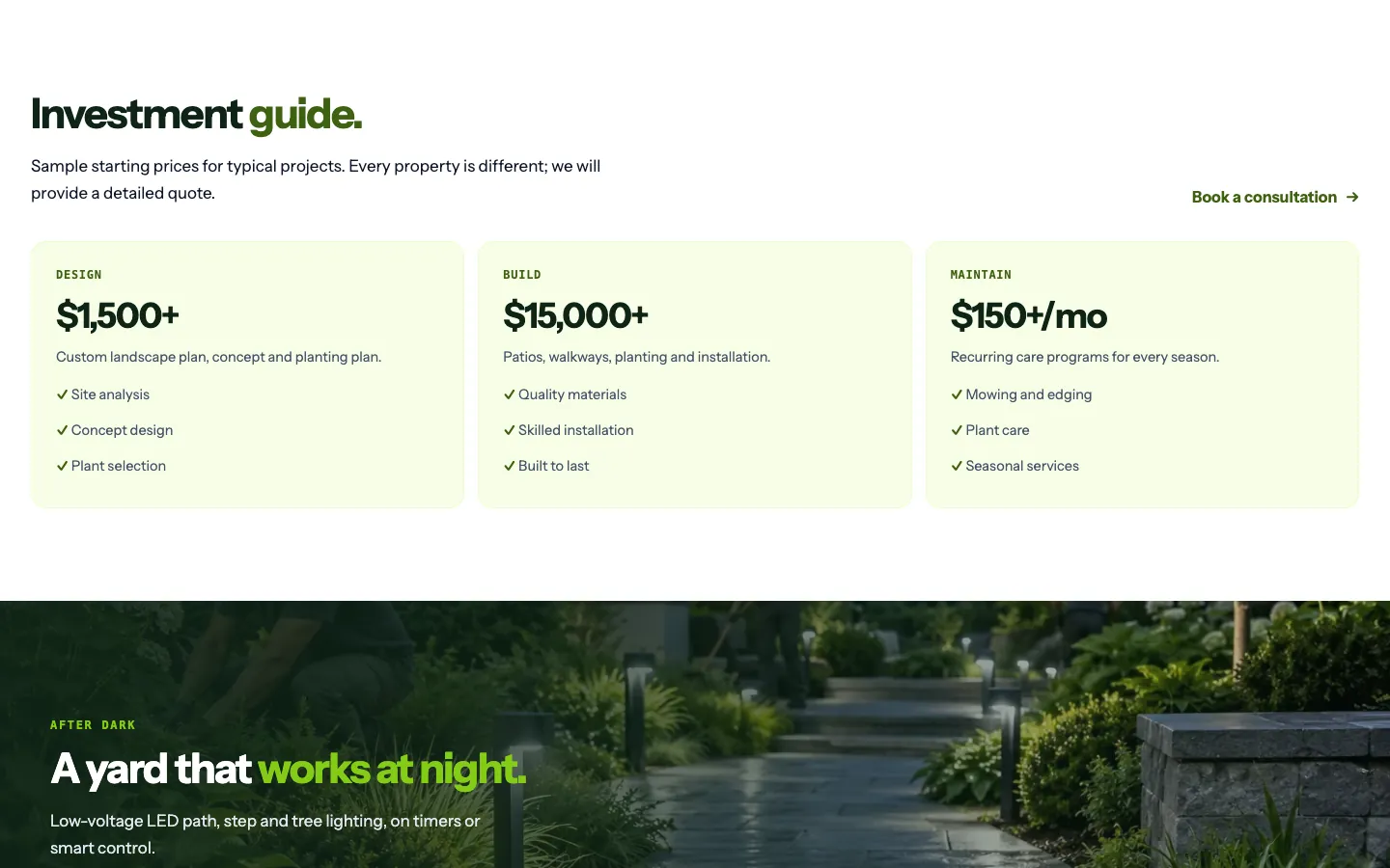Groundwork: Investment guide