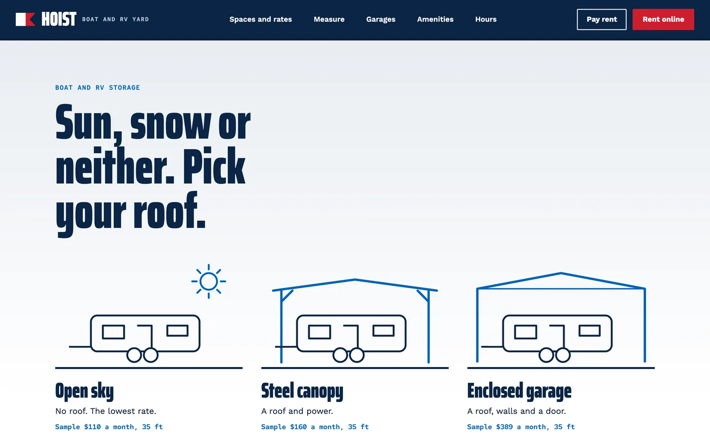 Hoist: Home / pick your roof