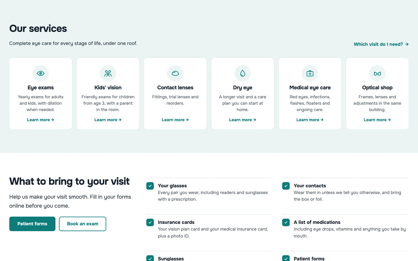 Iris: Our services