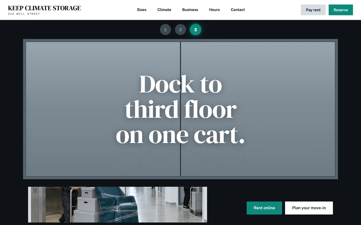 Keep: Home / dock to third floor