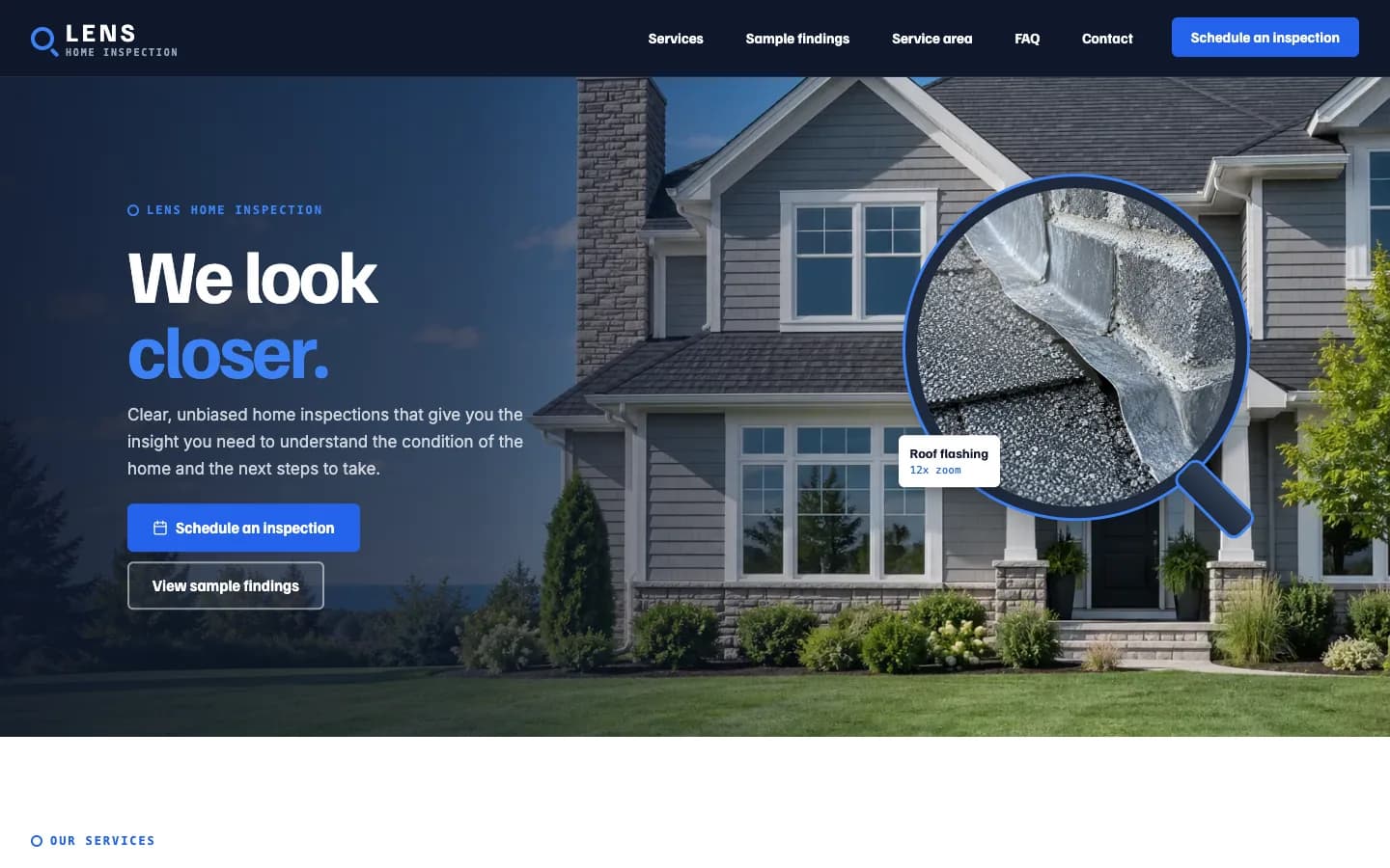 Lens: Homepage