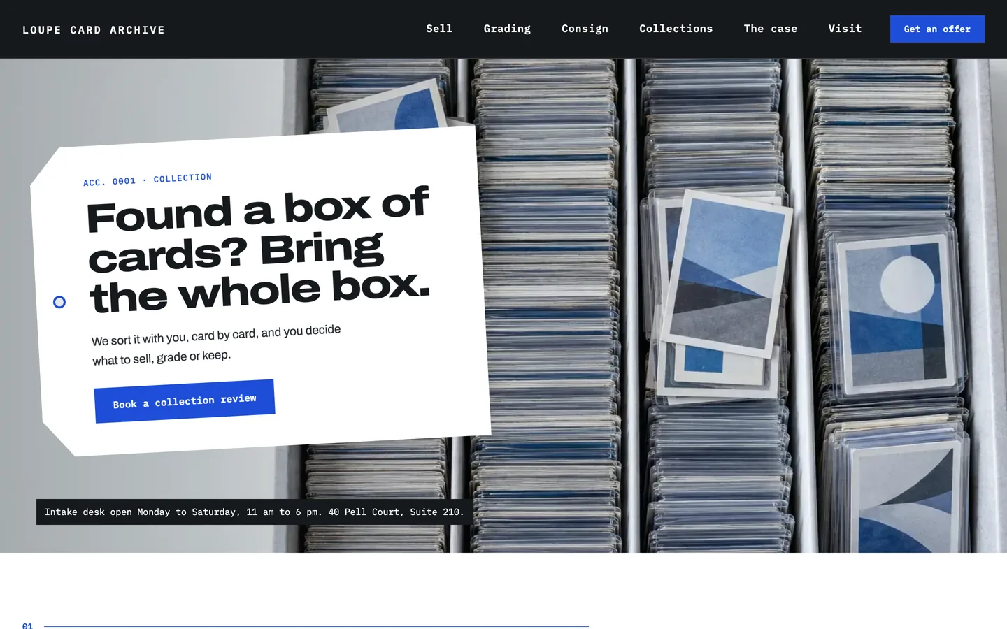 Loupe: Home / found a box of cards?
