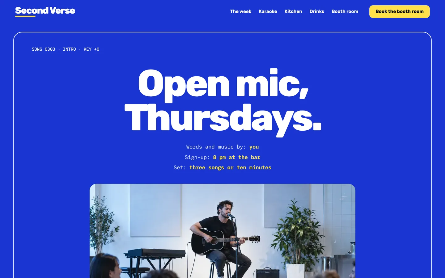 Lyric: Home / open mic, Thursdays