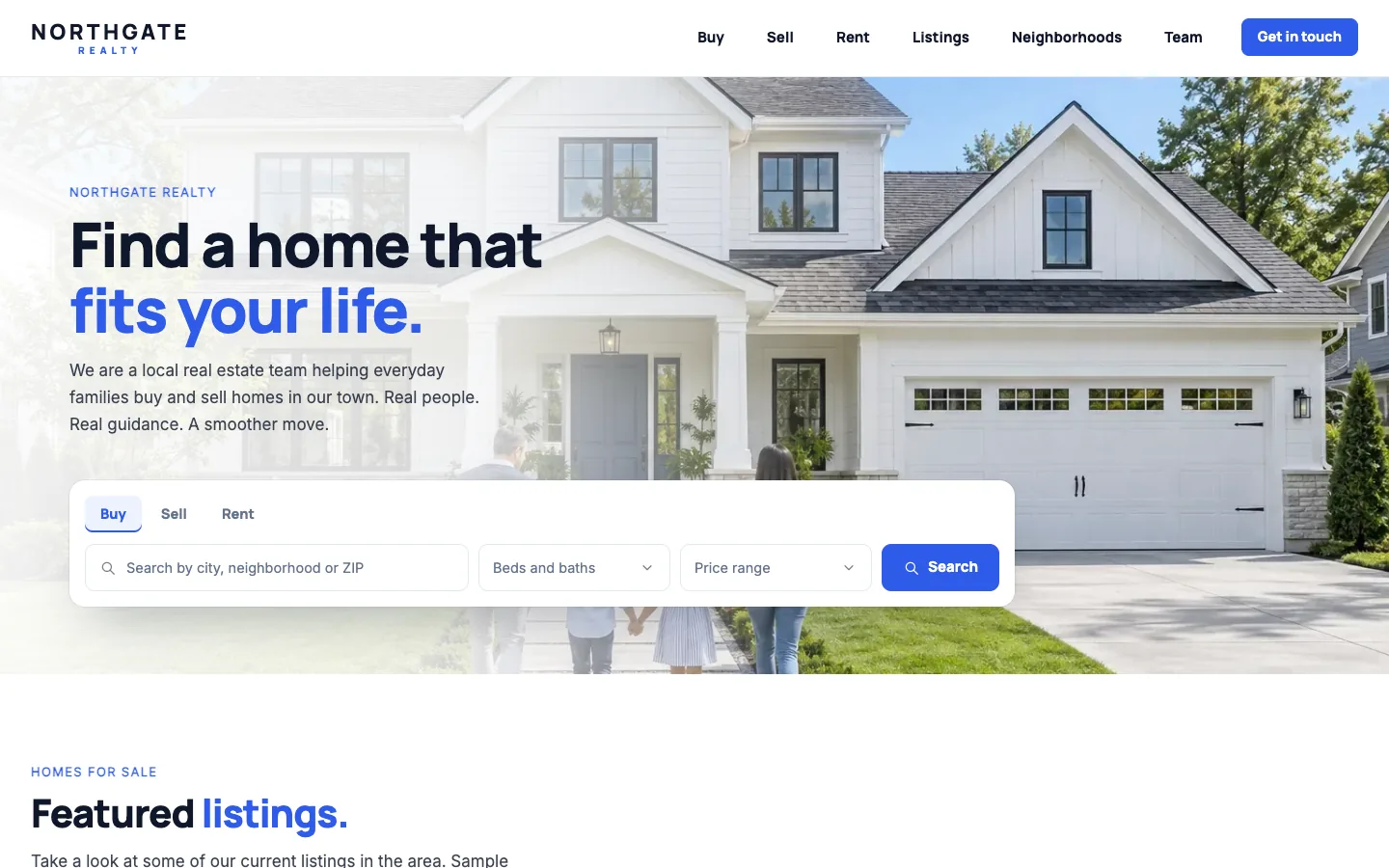 Northgate homepage running in Seedly Sites