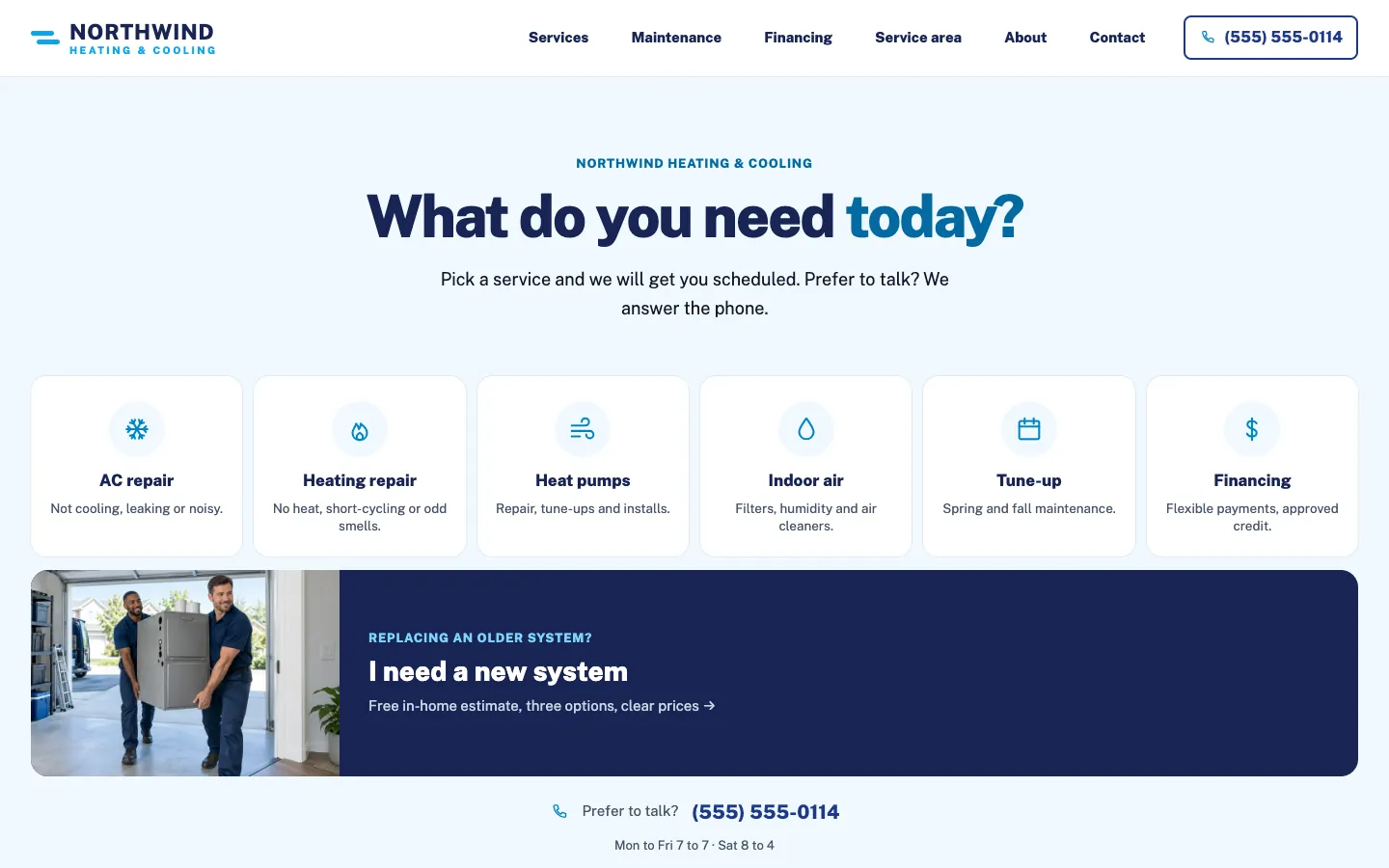 Northwind: Home / what do you need today