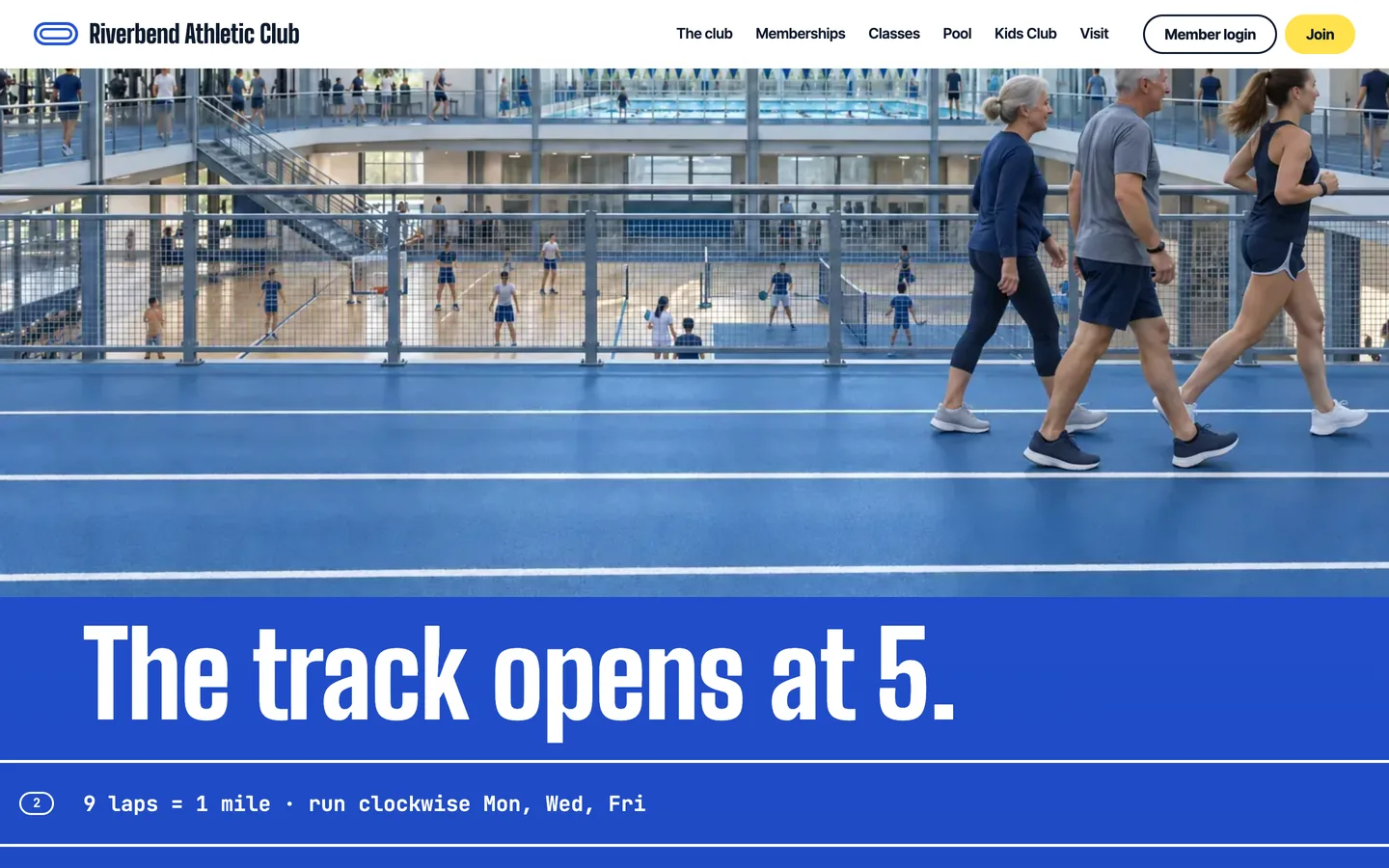 Oval: Home / the track opens at 5