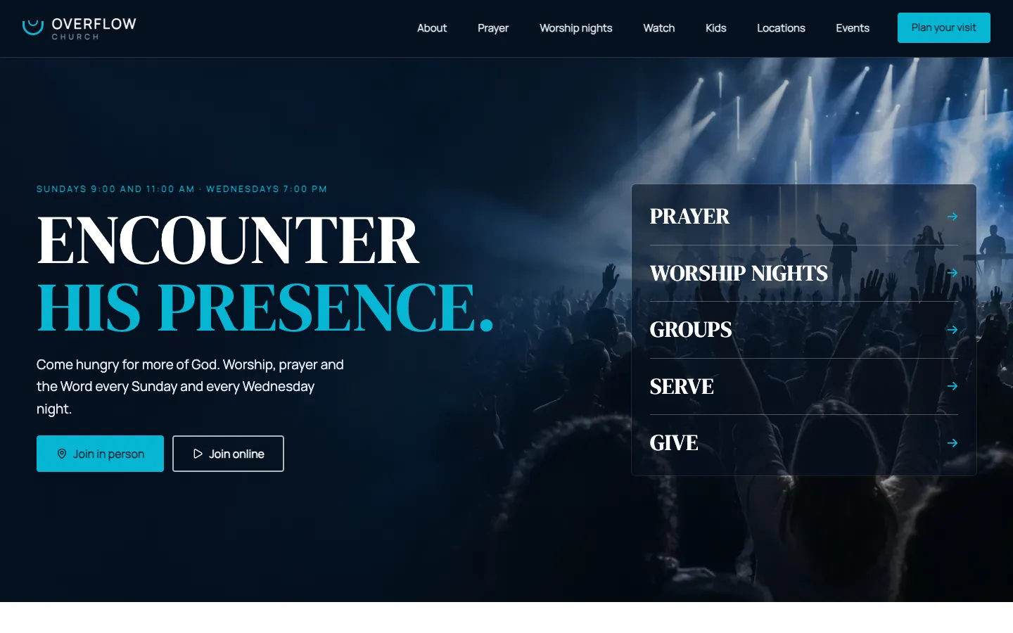 Overflow: Homepage