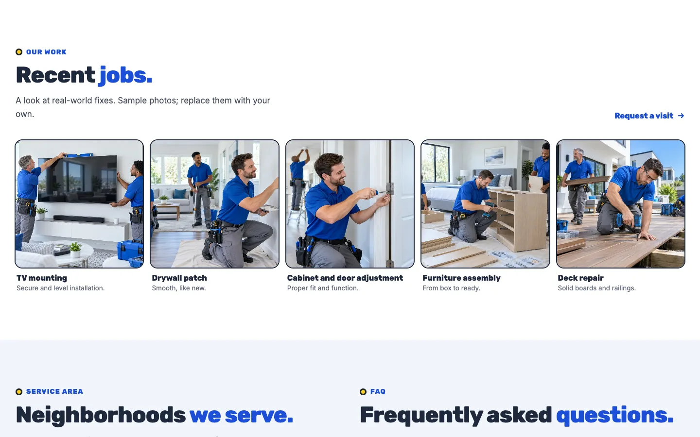 Pegboard: Recent jobs