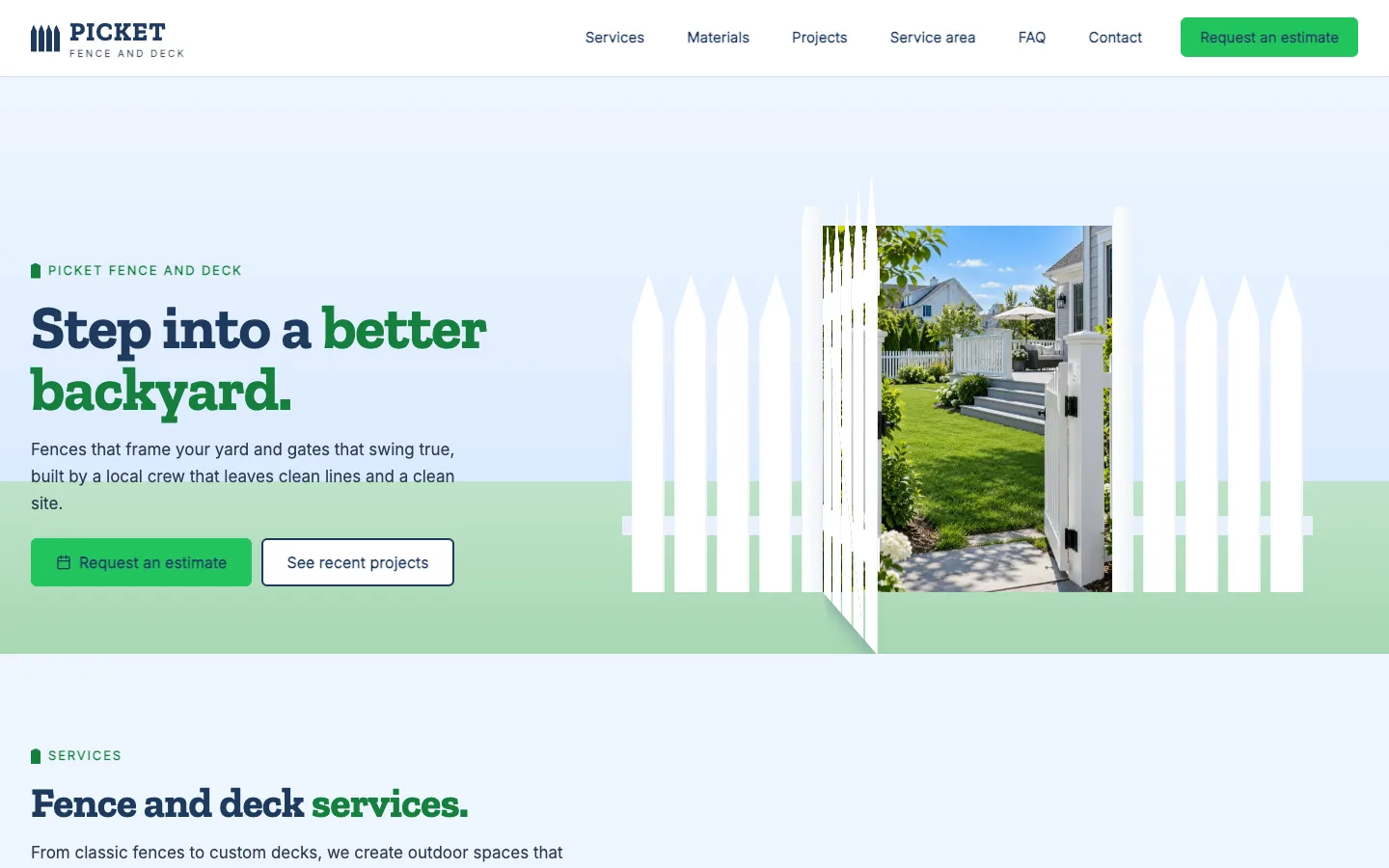 Picket: Home / gate