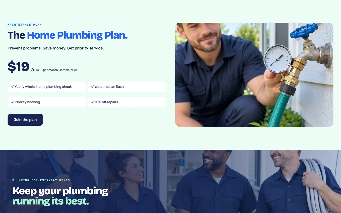 Pipeline: Maintenance plan