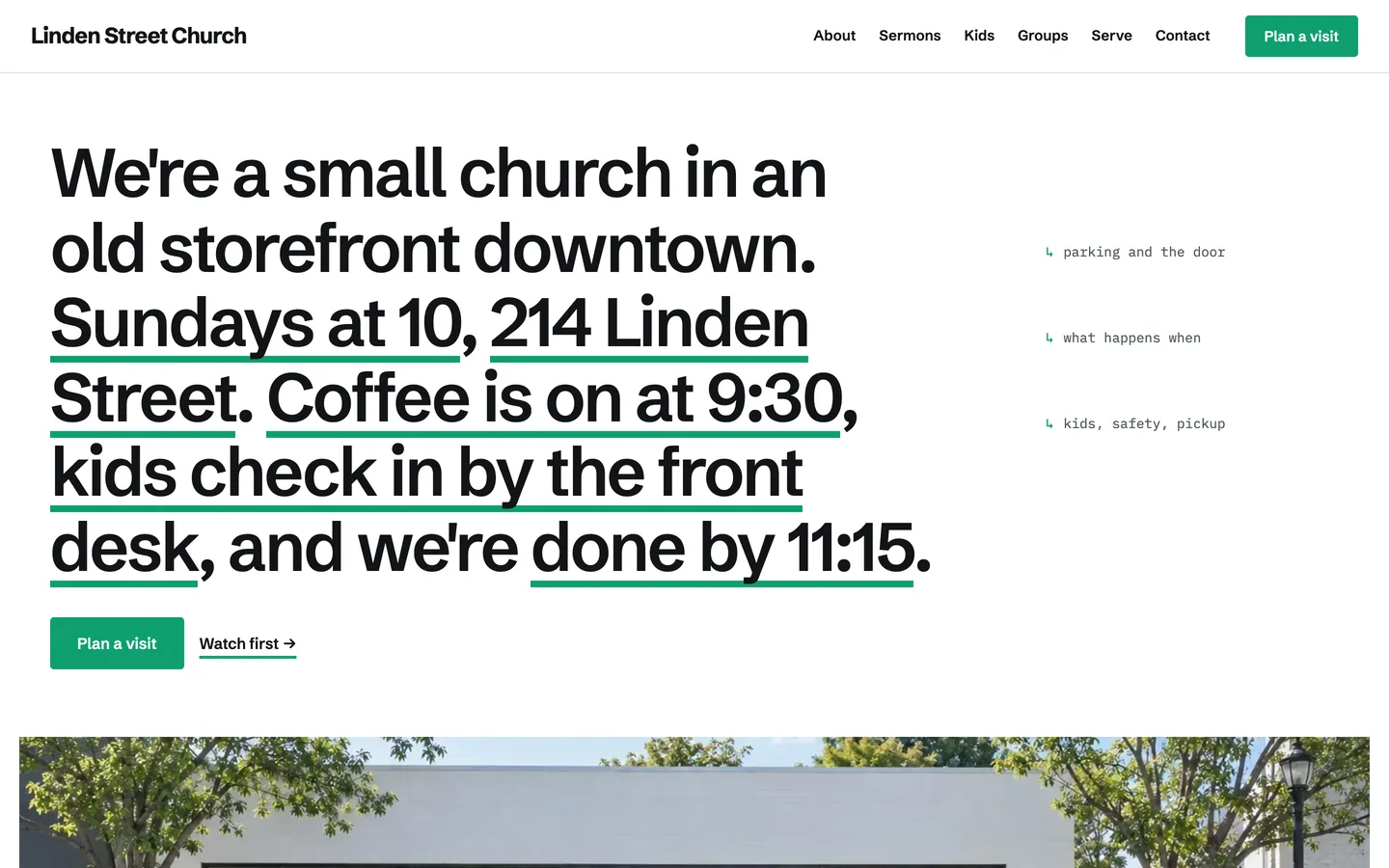 Plainly: Homepage