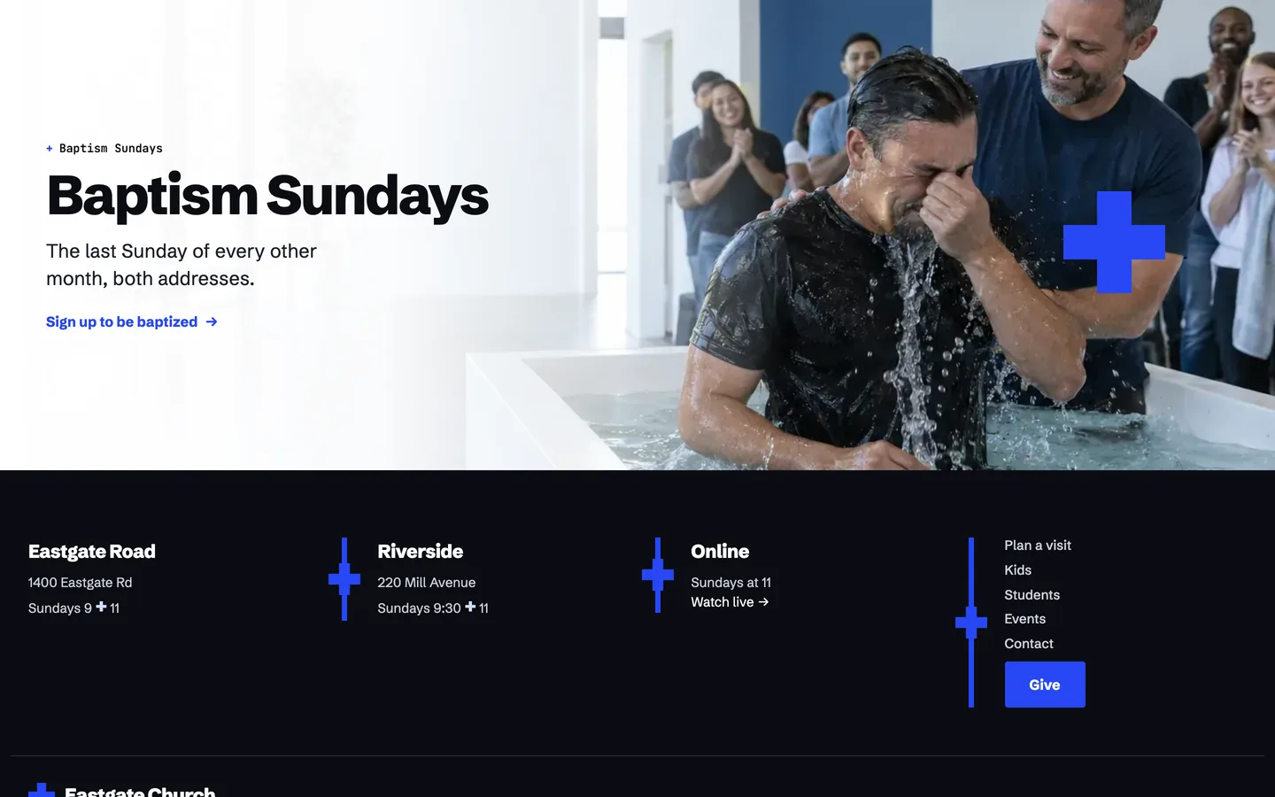 Plus: Baptism Sundays
