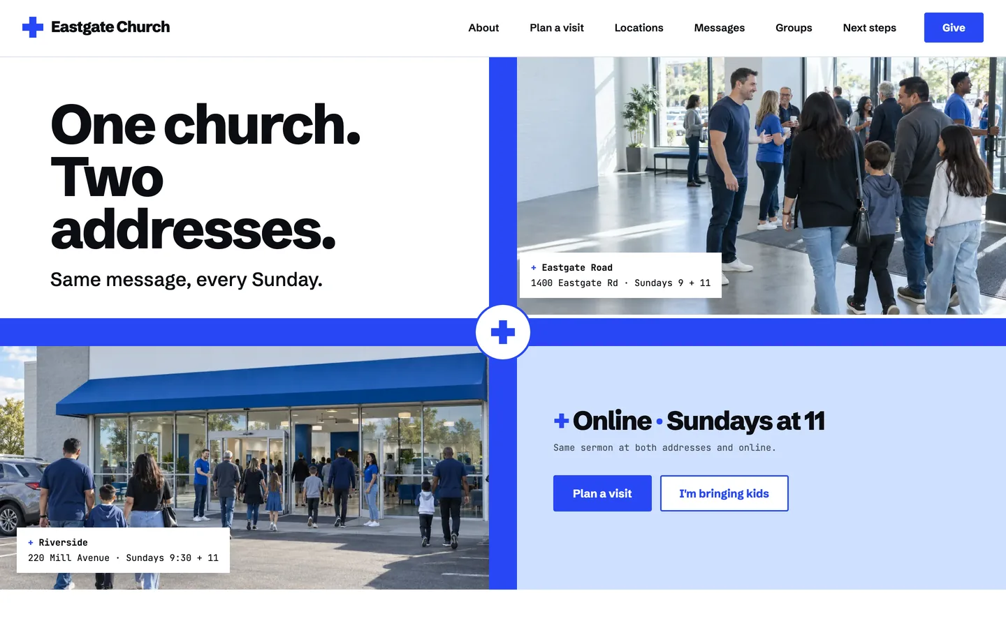 Plus: Homepage
