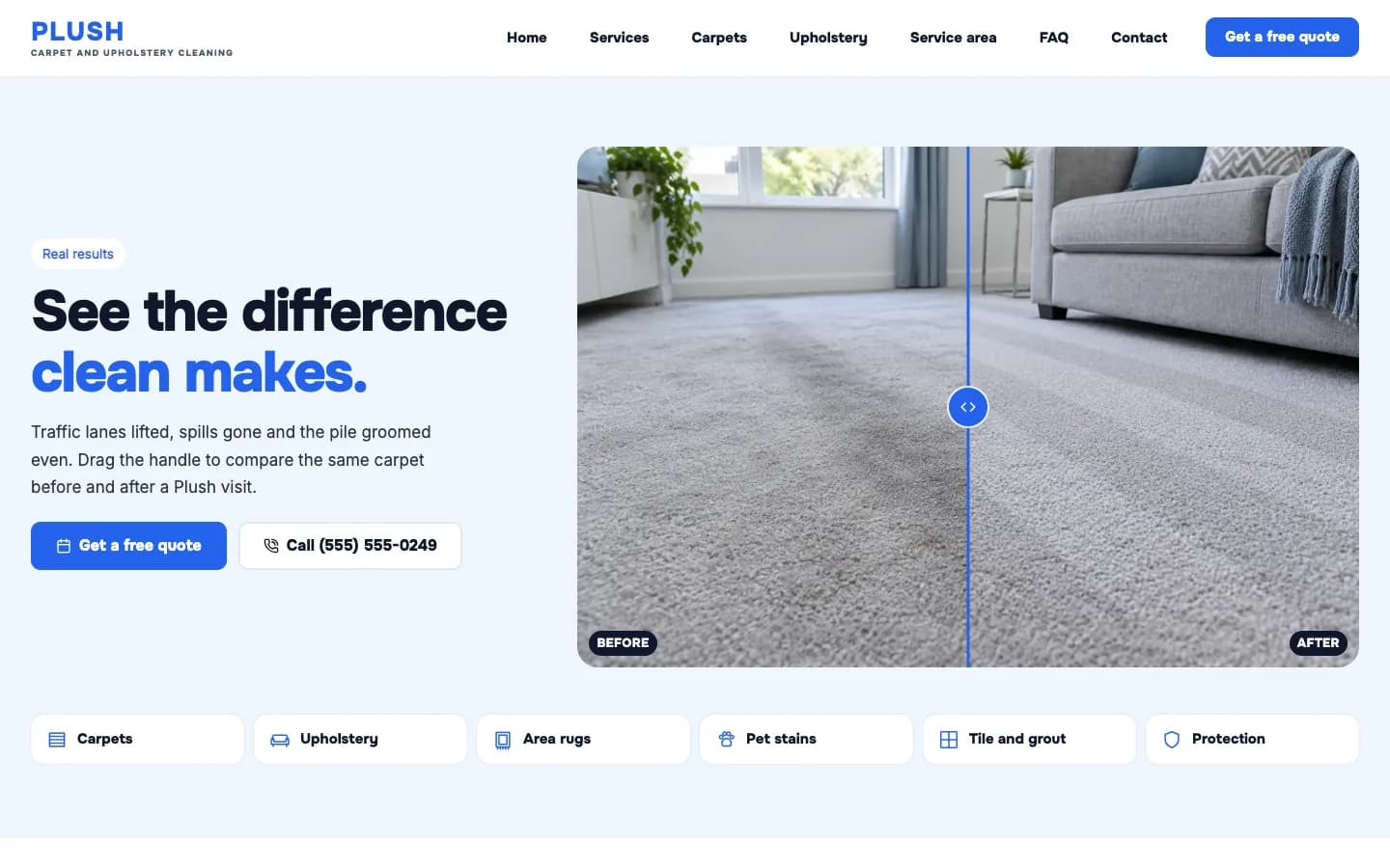 Plush: Home / before and after