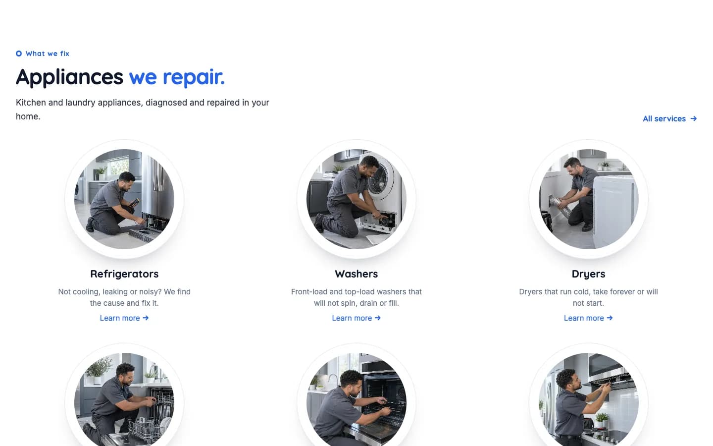 Porthole: Appliances we repair