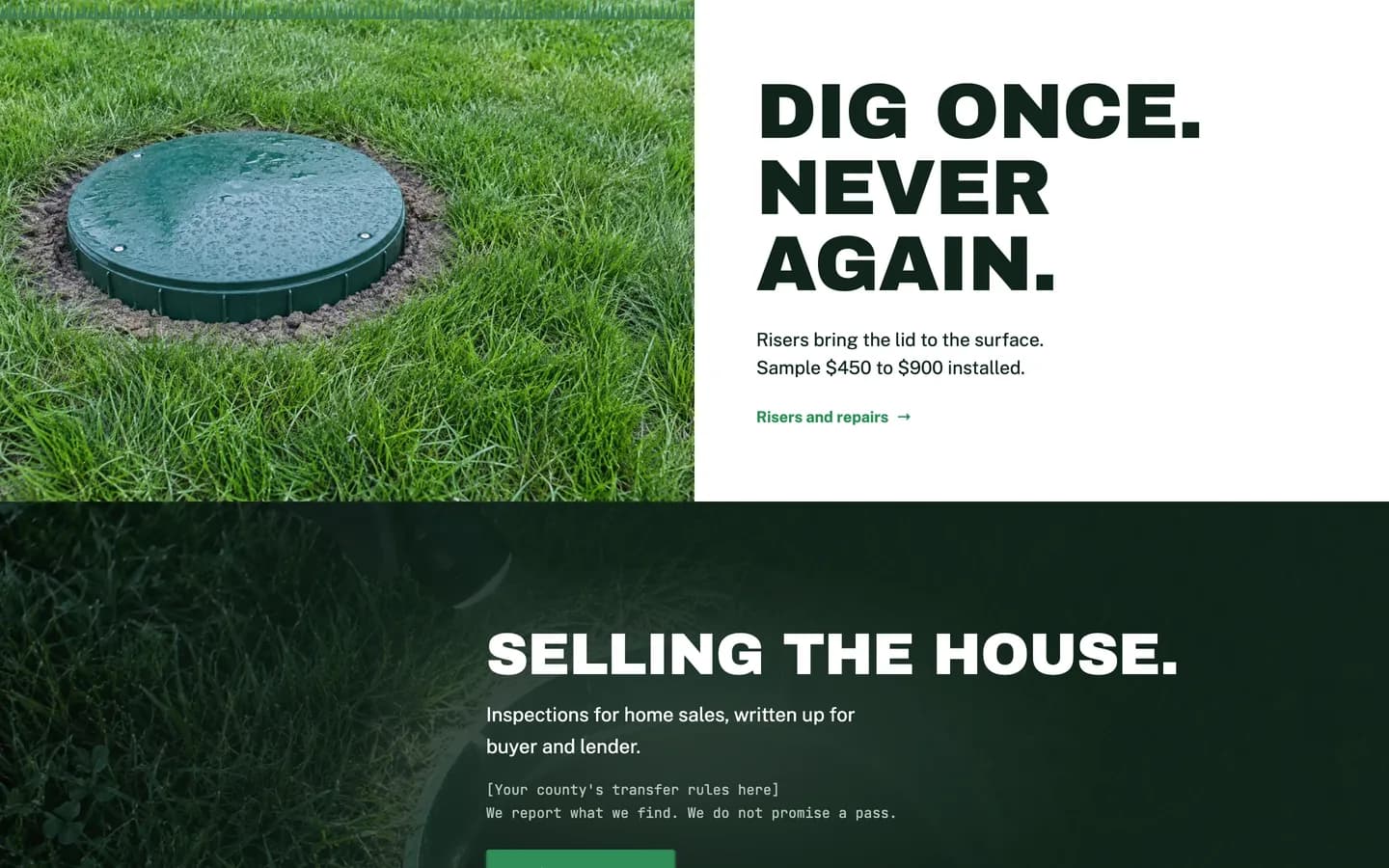 Riser: Dig once, never again