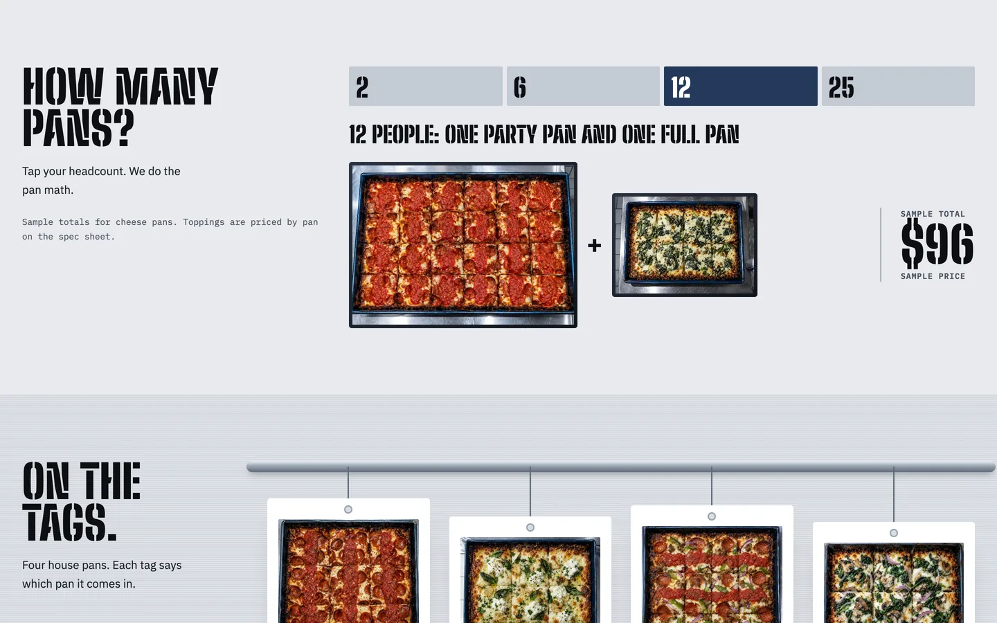 Rivet: How many pans?