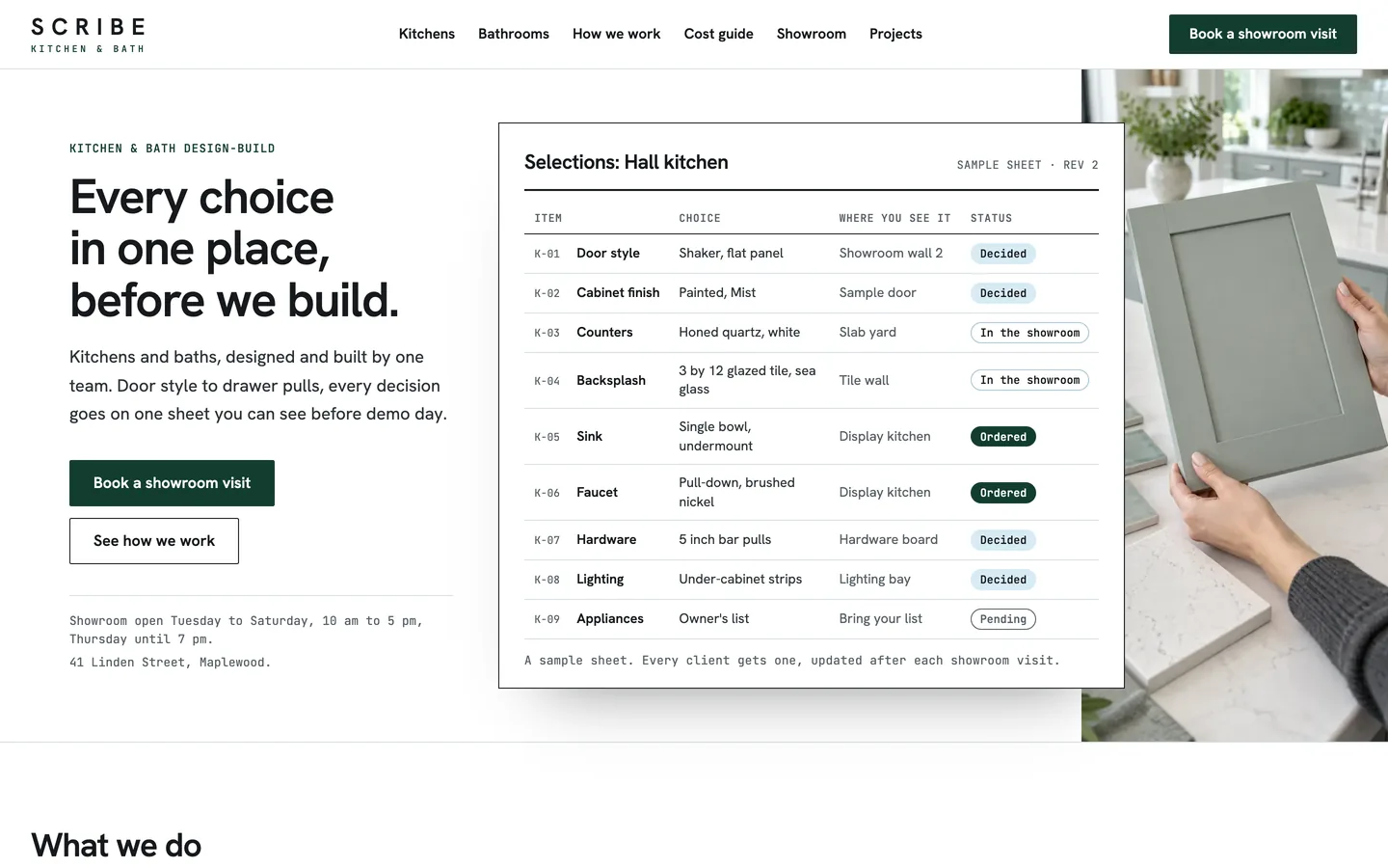 Scribe: Homepage