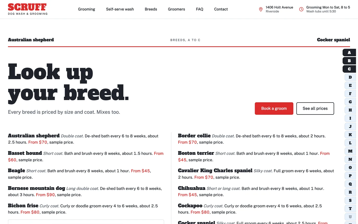 Scruff: Home / look up your breed