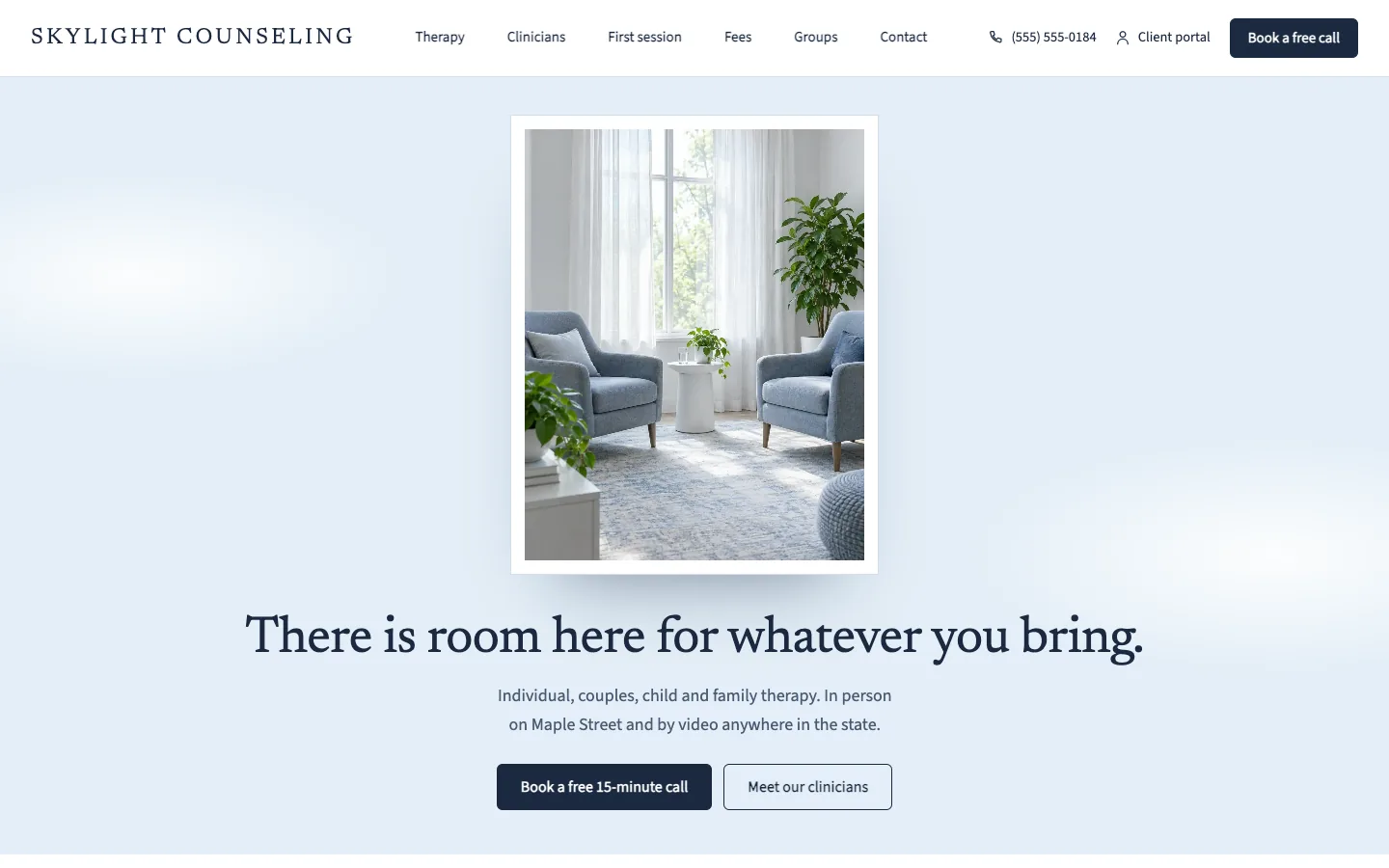 Skylight: Homepage