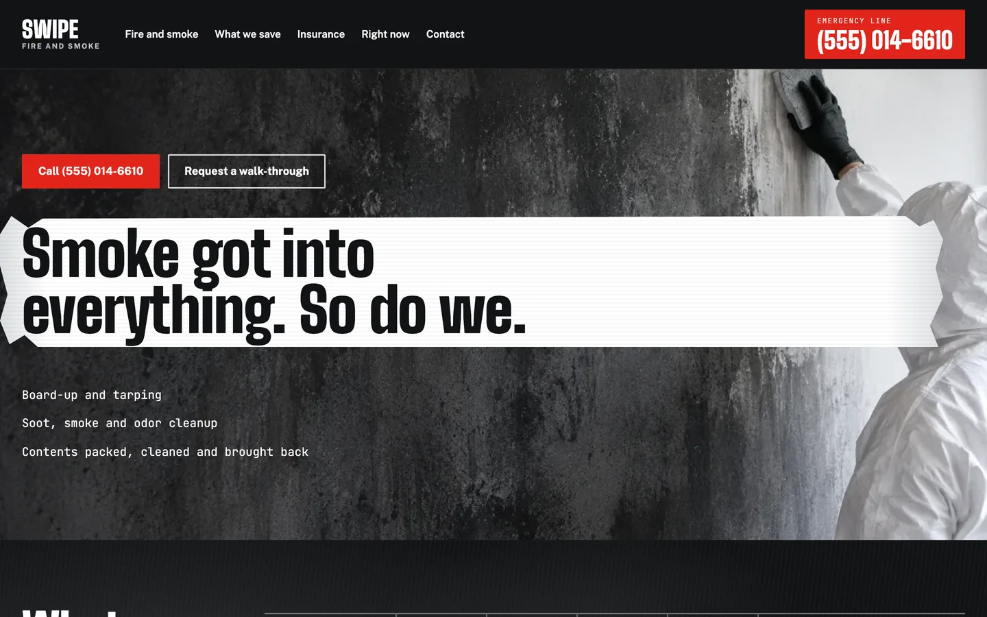 Swipe: Homepage