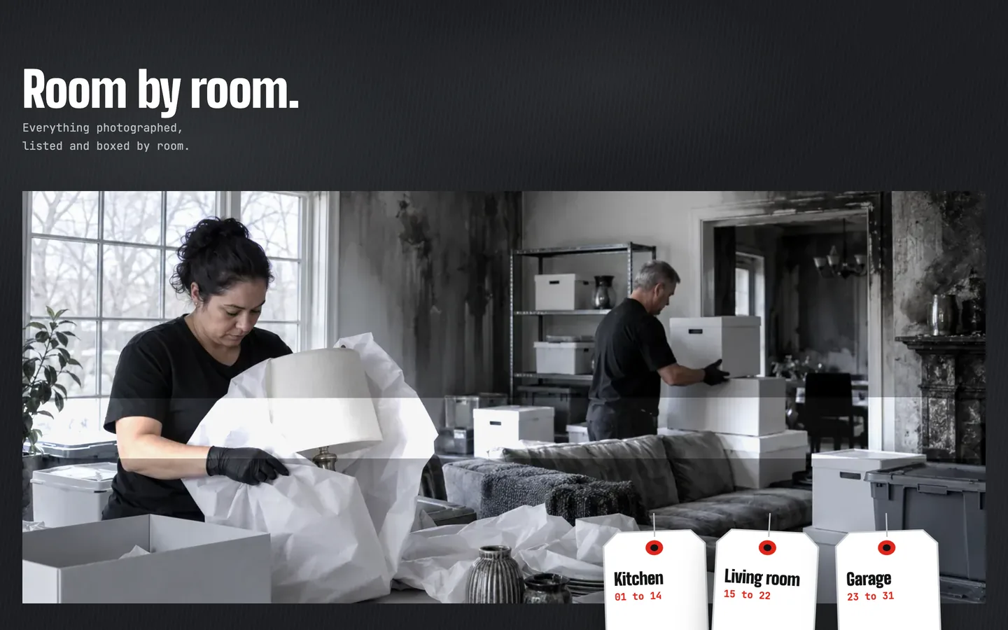 Swipe: Room by room