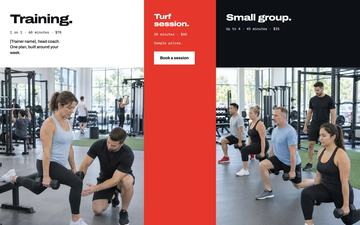 Tandem: Training