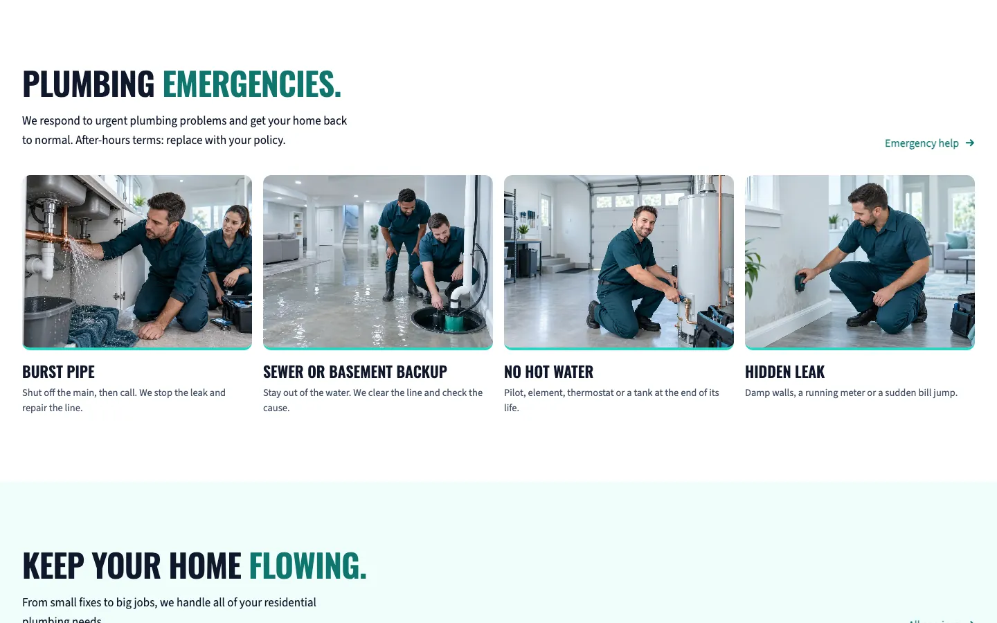 Trueflow: Plumbing emergencies