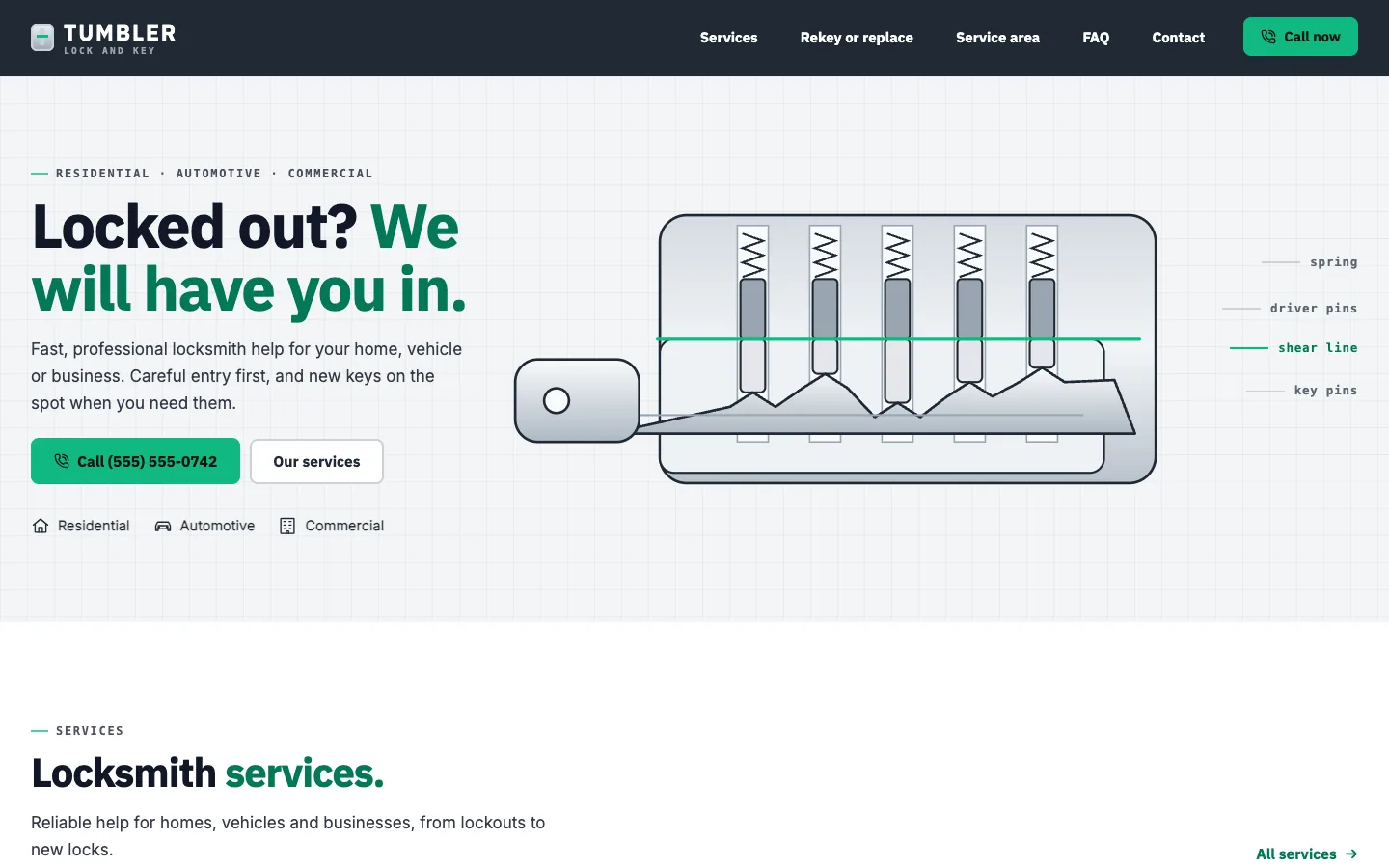 Tumbler: Homepage